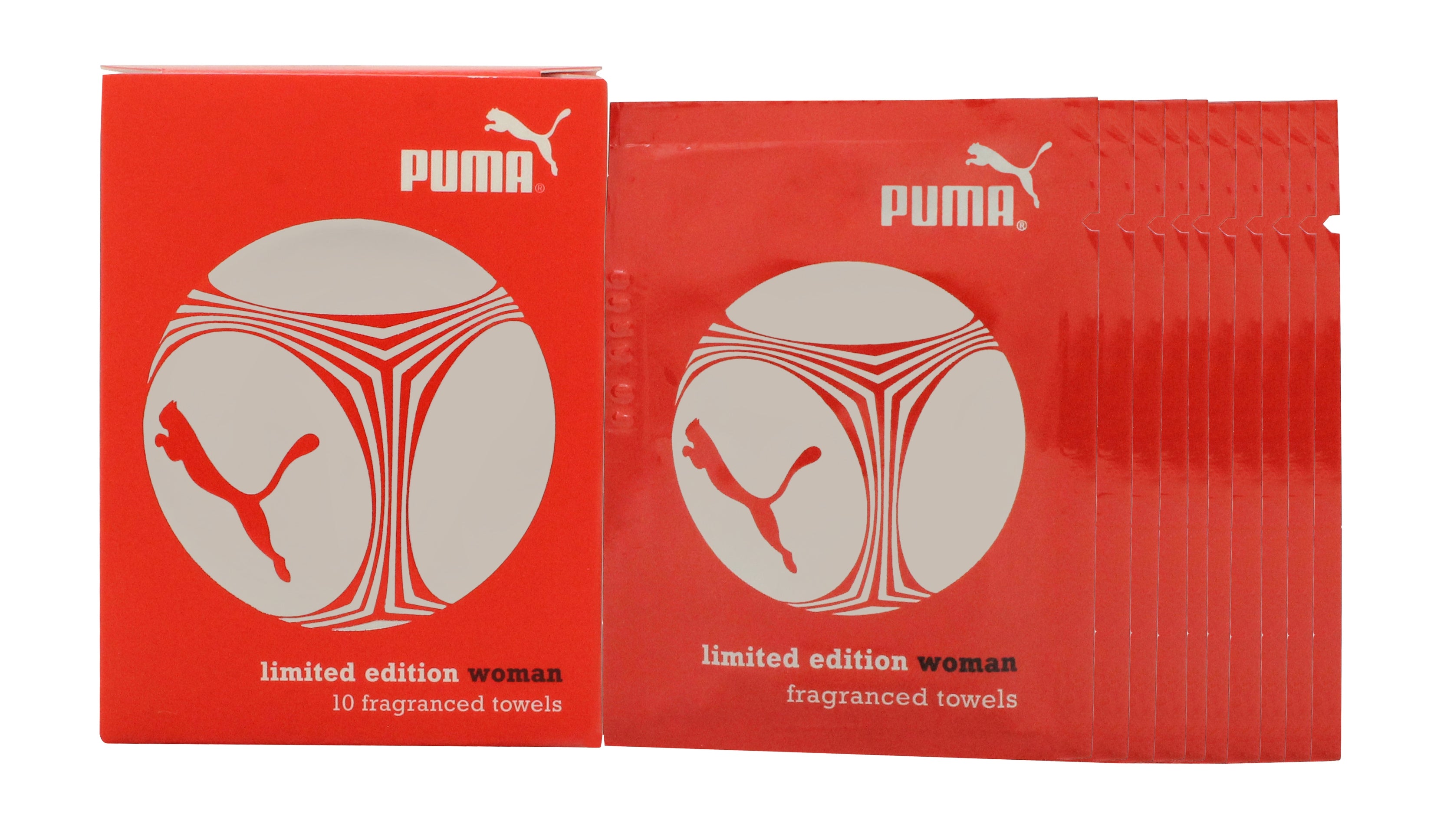 Puma Limited Edition Woman Geparfumeerde Handdoeken 10 x 3ml
