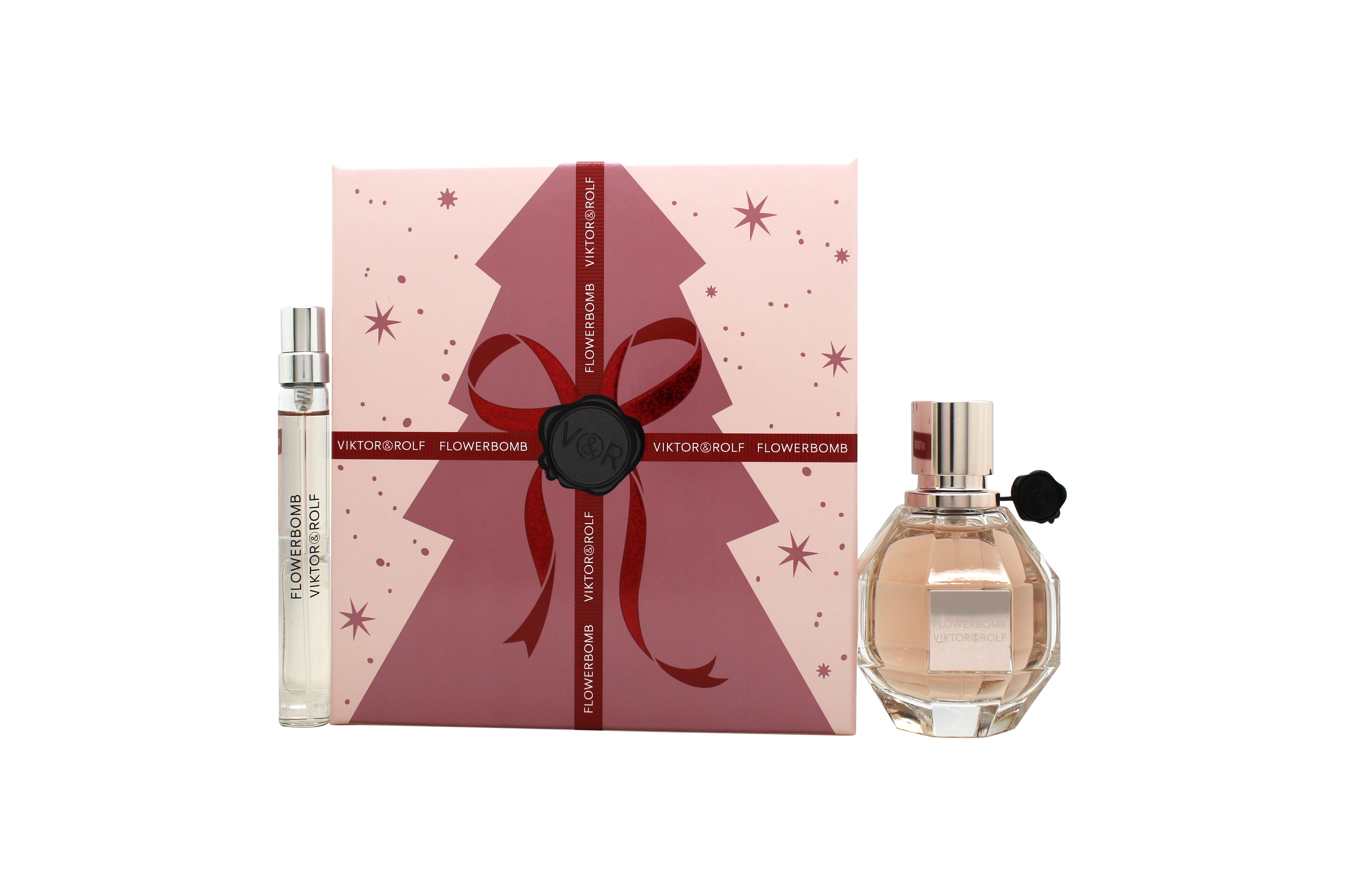 Viktor & Rolf FlowerBomb Christmas Edition Geschenkset 50ml EDP + 10ml EDP