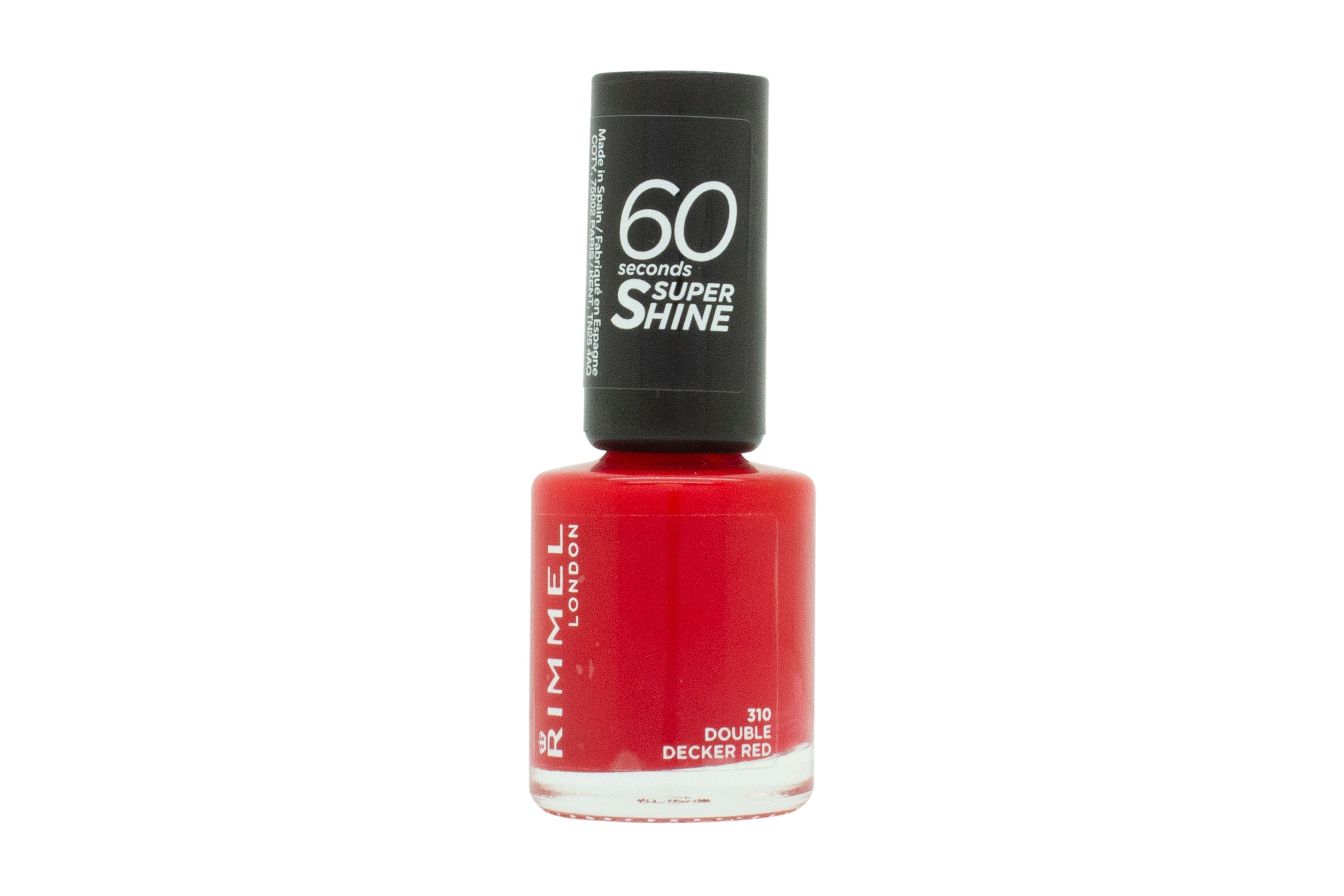 Rimmel 60 Seconds Super Shine Nagellak 8ml - 310 Double Decker Red