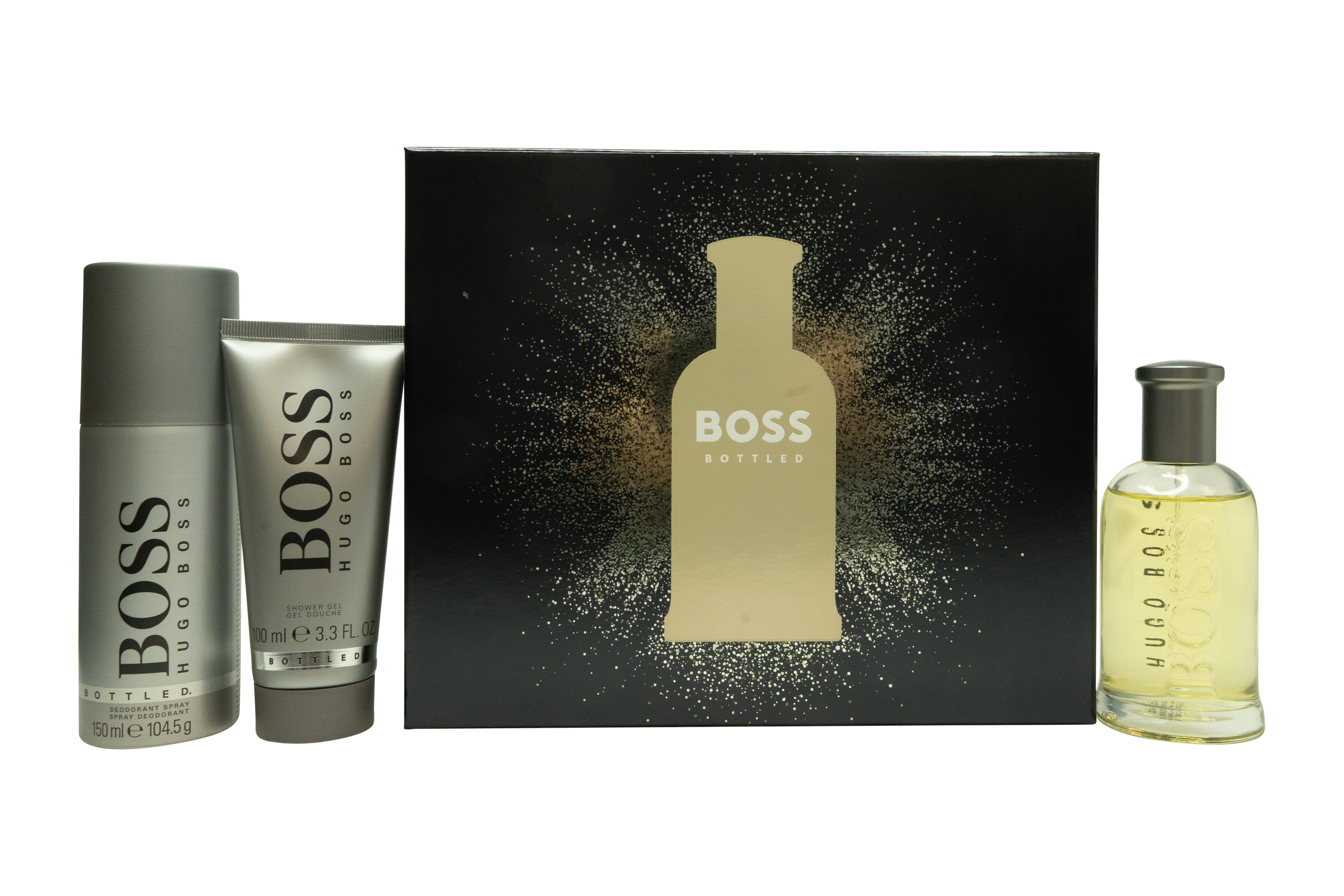 Hugo Boss Boss Bottled Geschenkset 100ml EDT + 100ml Douchegel + 150ml Deodorant Spray