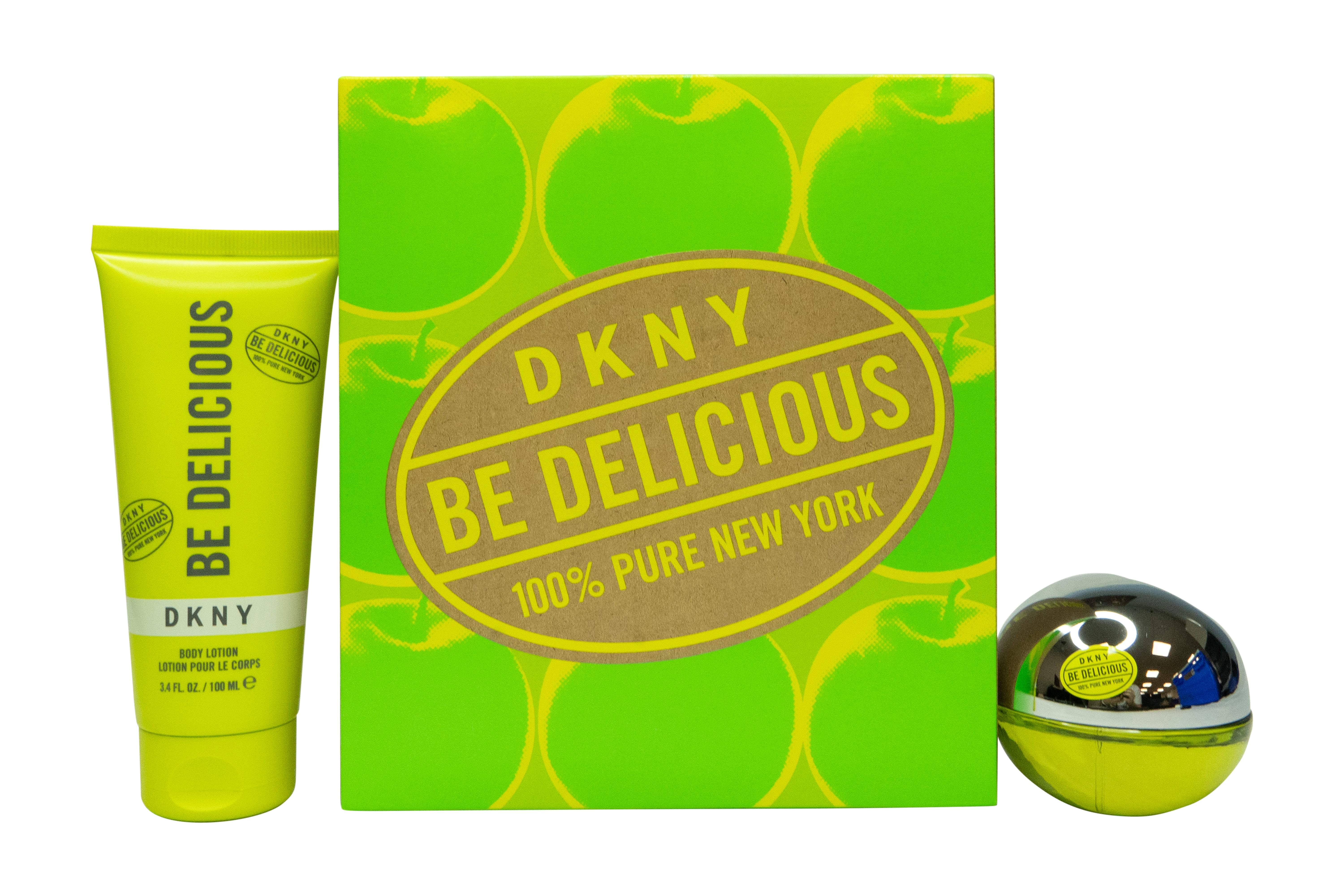 DKNY Be Delicious Geschenkset 30ml EDP + 100ml Body Lotion
