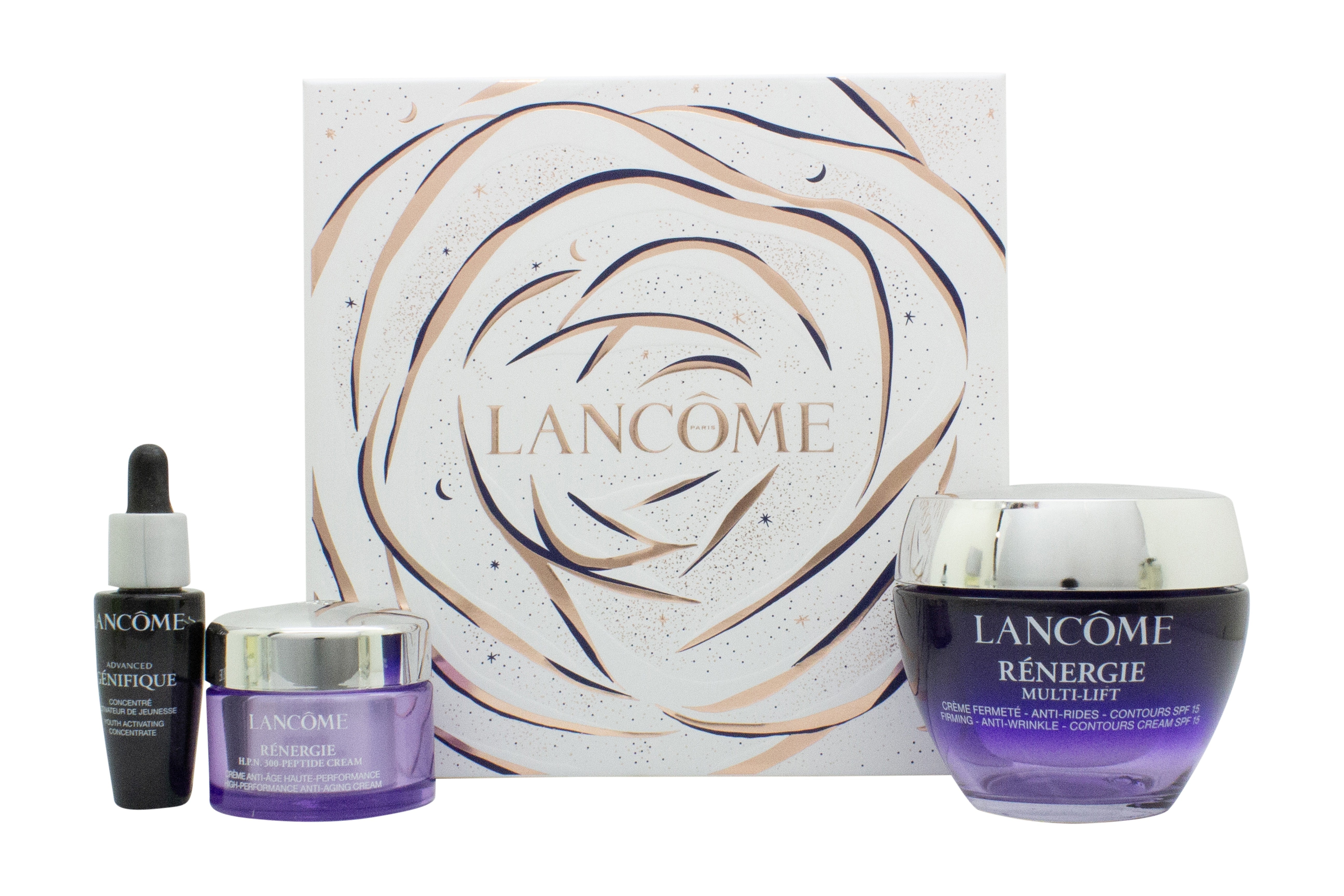 Lancôme Rénergie Geschenkset 50ml Rénergie Multi-lift Ultra Full Spectrum Crème + 15ml Rénergie H.P.N 300 Peptide Cream + 10ml Advanced Génifique Serum