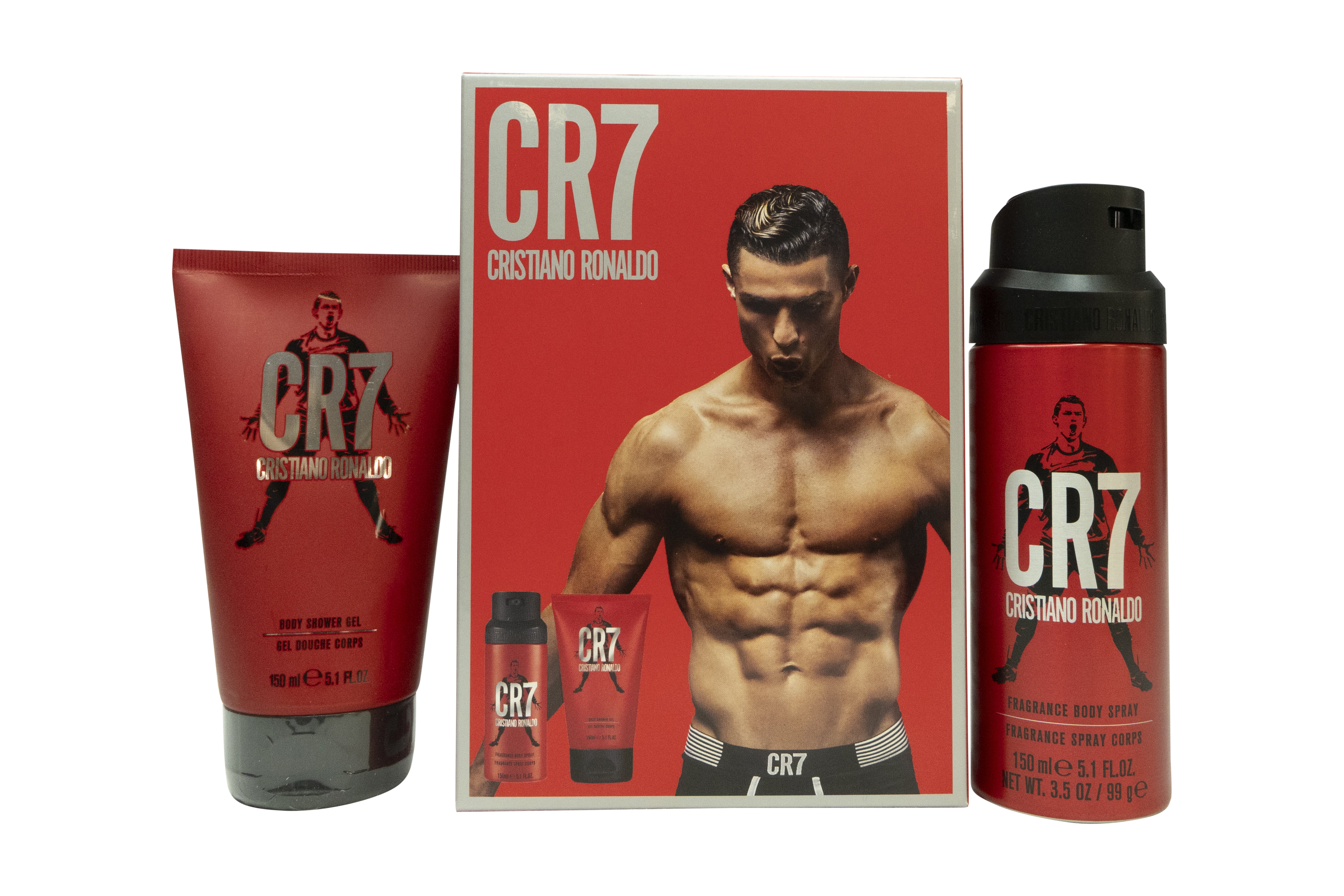 Cristiano Ronaldo CR7 Geschenkset 150ml Douchegel + 150ml Body Spray