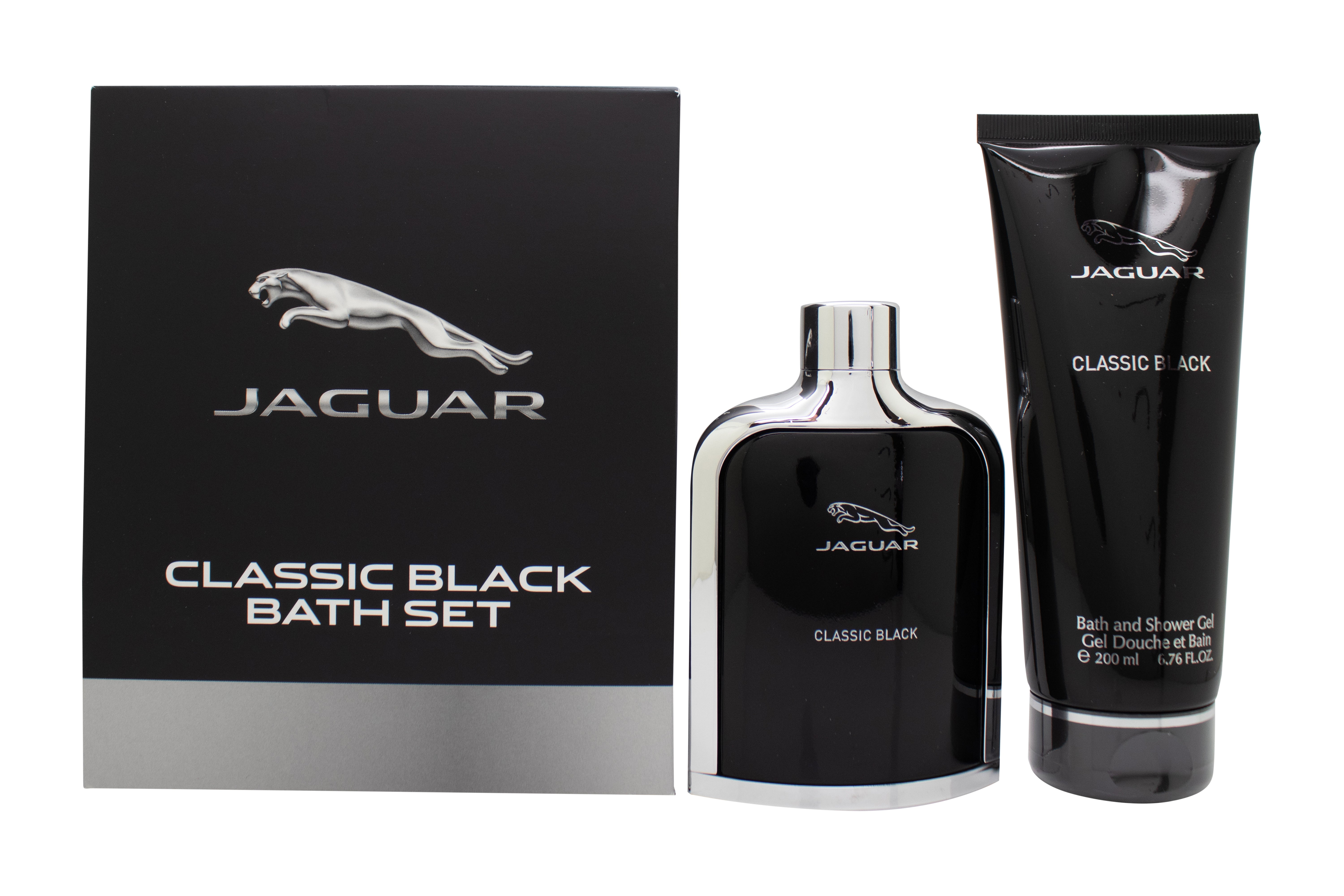 Jaguar Classic Black Geschenkset100ml EDT + 200ml Douchegel