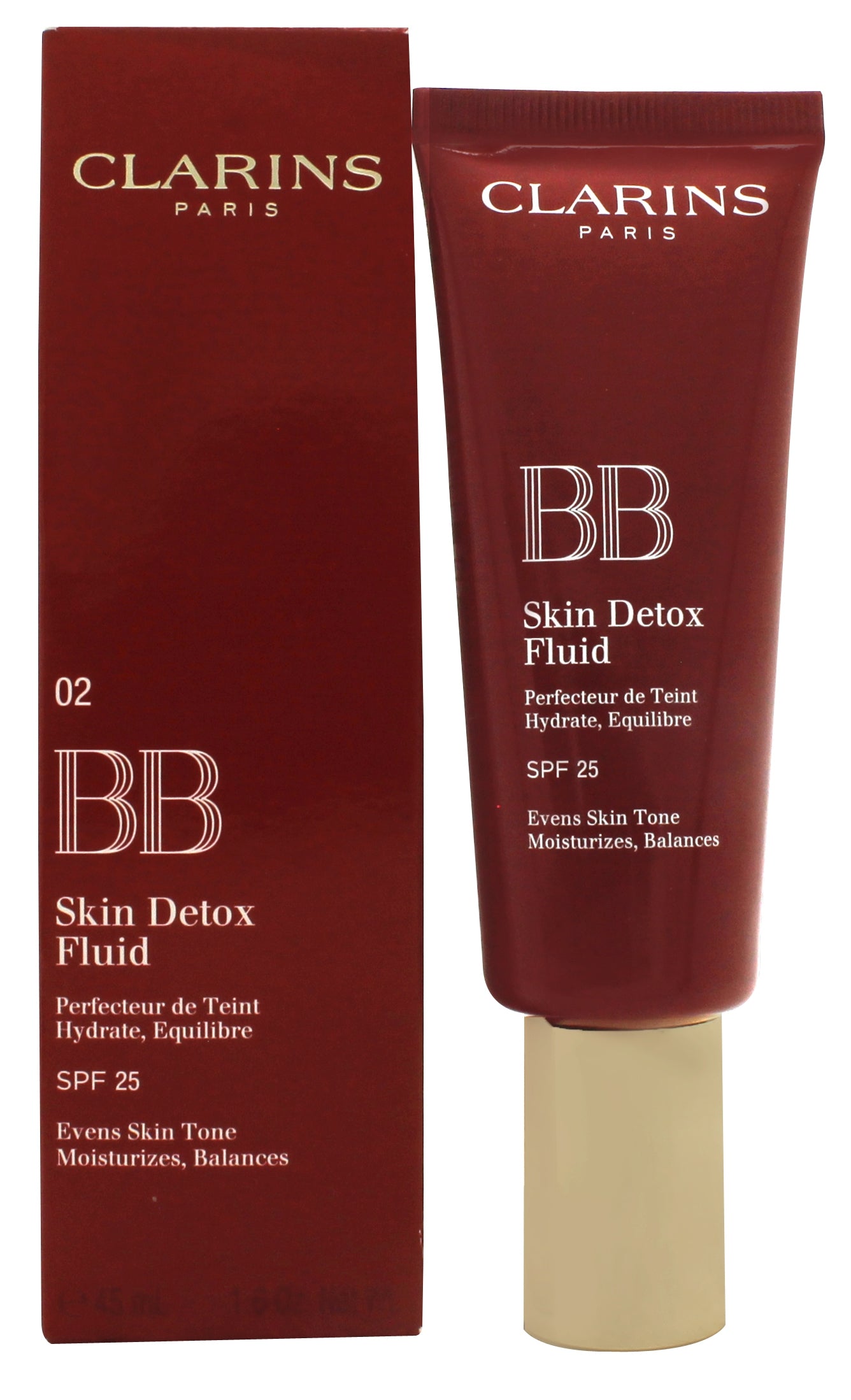 Clarins BB Skin Detox Fluid SPF25 45ml - 02 Medium