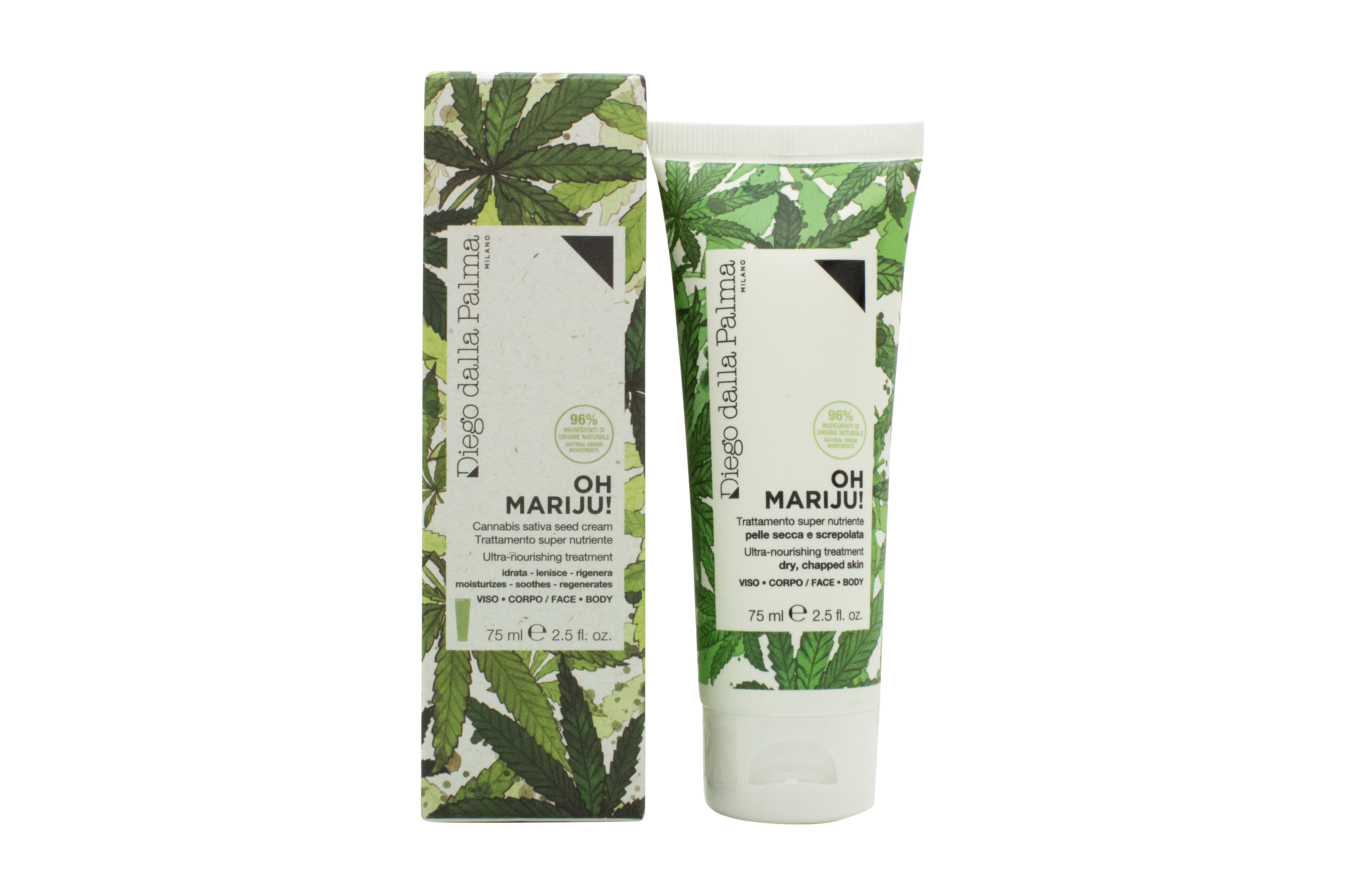 Diego Dalla Palma Oh Mariju! Cannabis Sativa Seed Face & Body Cream 75ml