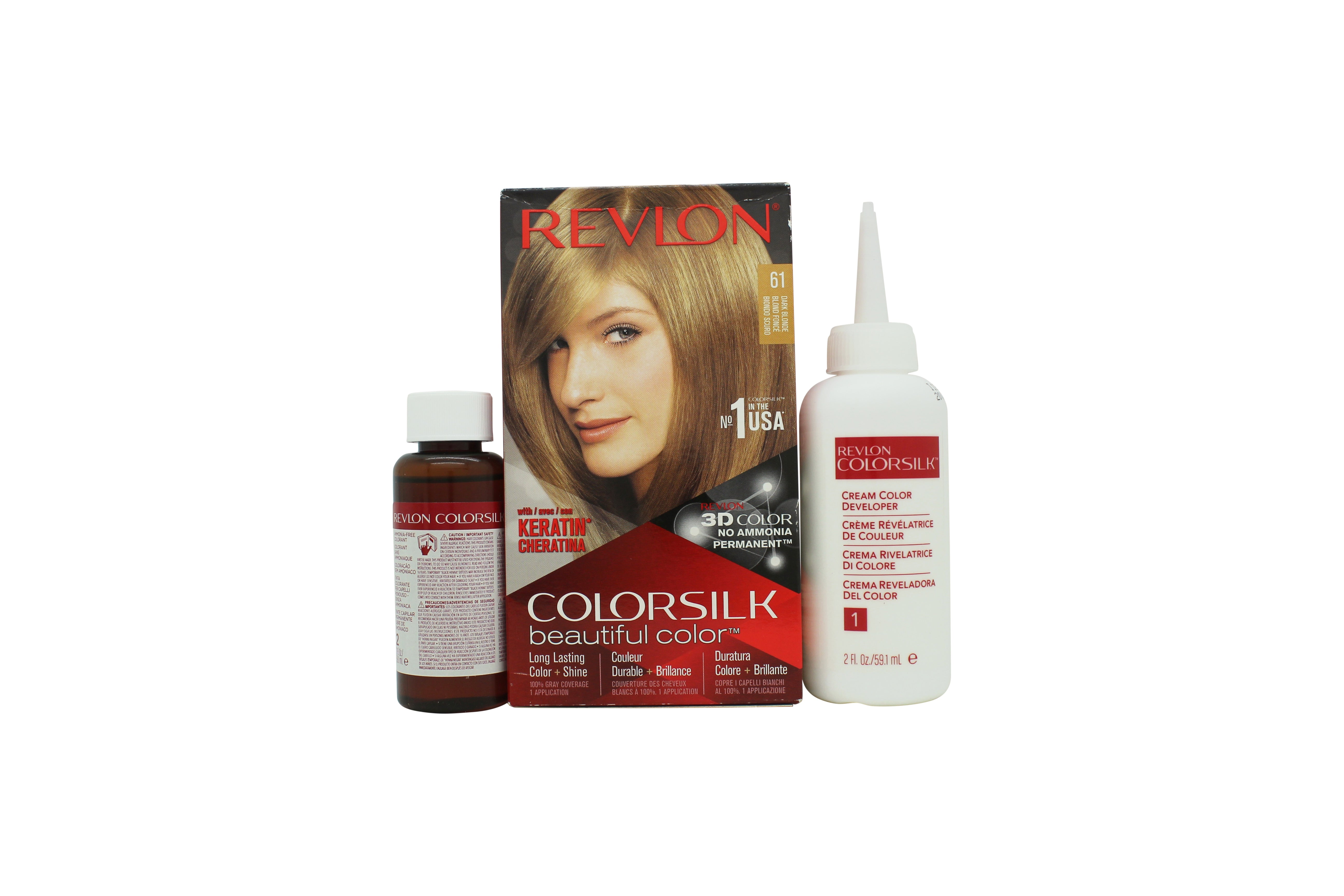 Revlon ColorSilk Permanent Hair Colour - 61 Dark Blonde