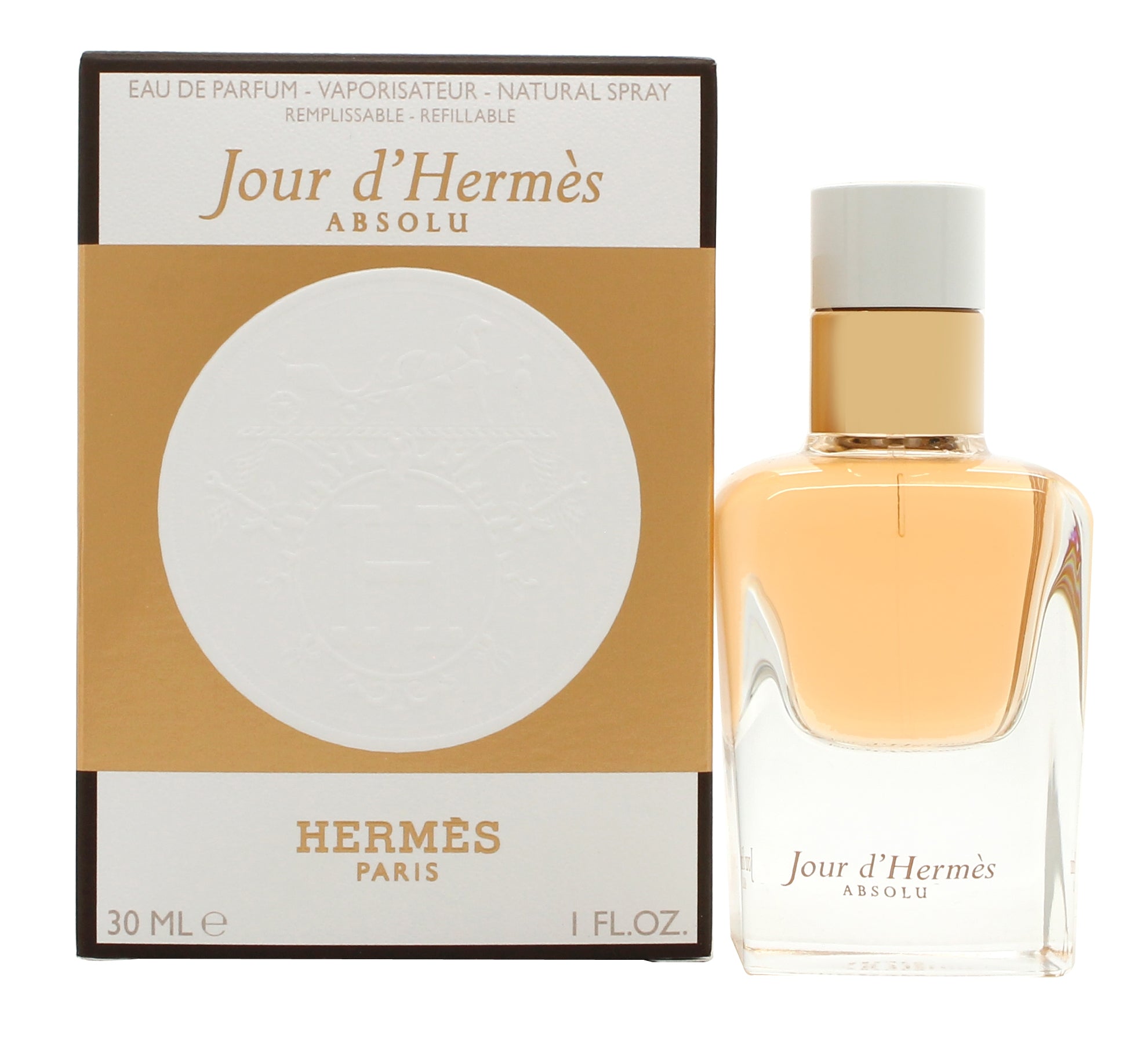 Hermès Jour d'Hermès Absolu Eau de Parfum 30ml Spray - Navulbaar