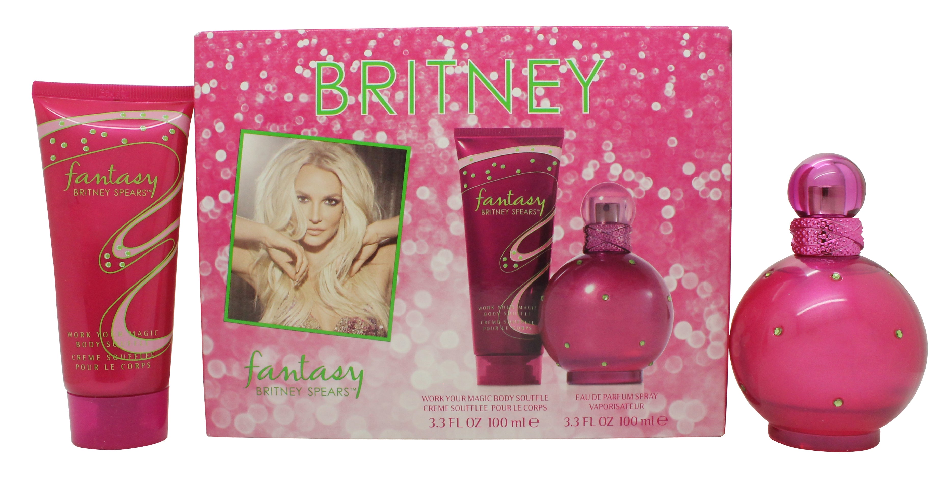 Britney Spears Fantasy Geschenken 100ml EDP + 100ml Body Soufflé