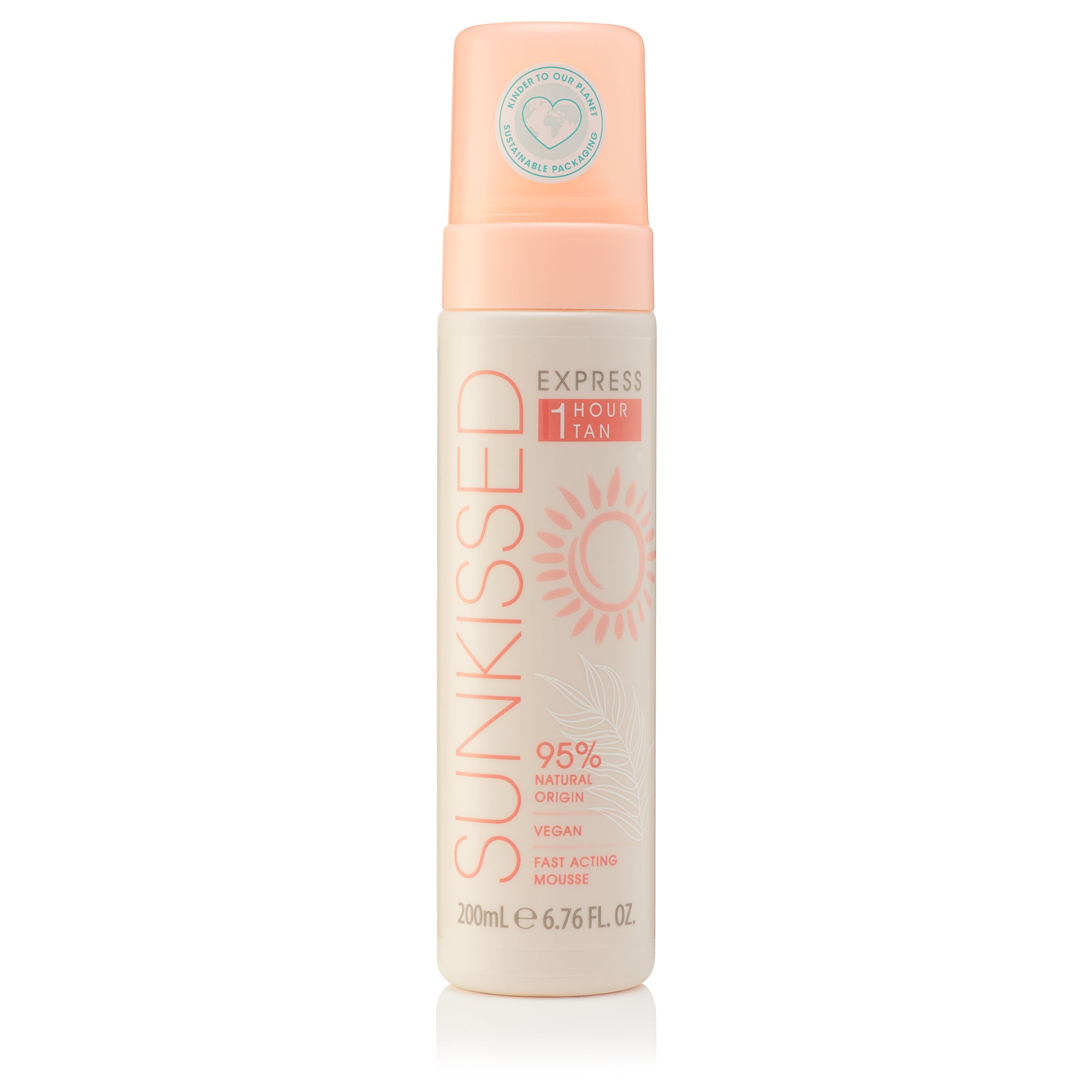Sunkissed 95 Percent Natural Express 1 Hour Tan Mousse 200 ml