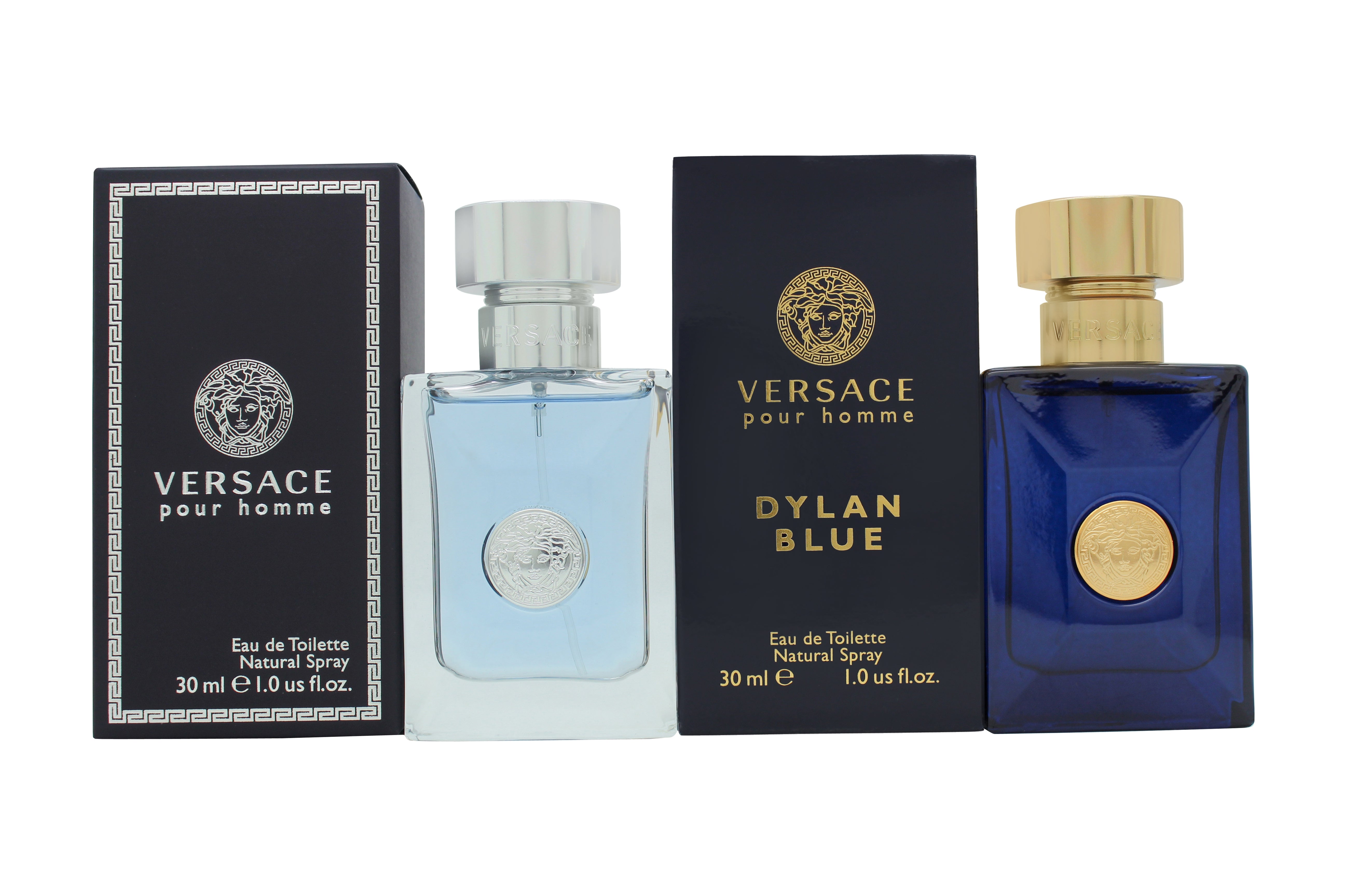 Versace Homme Geschenkset 30ml Pour Homme EDT + 30ml Pour Homme Dylan Blue EDT