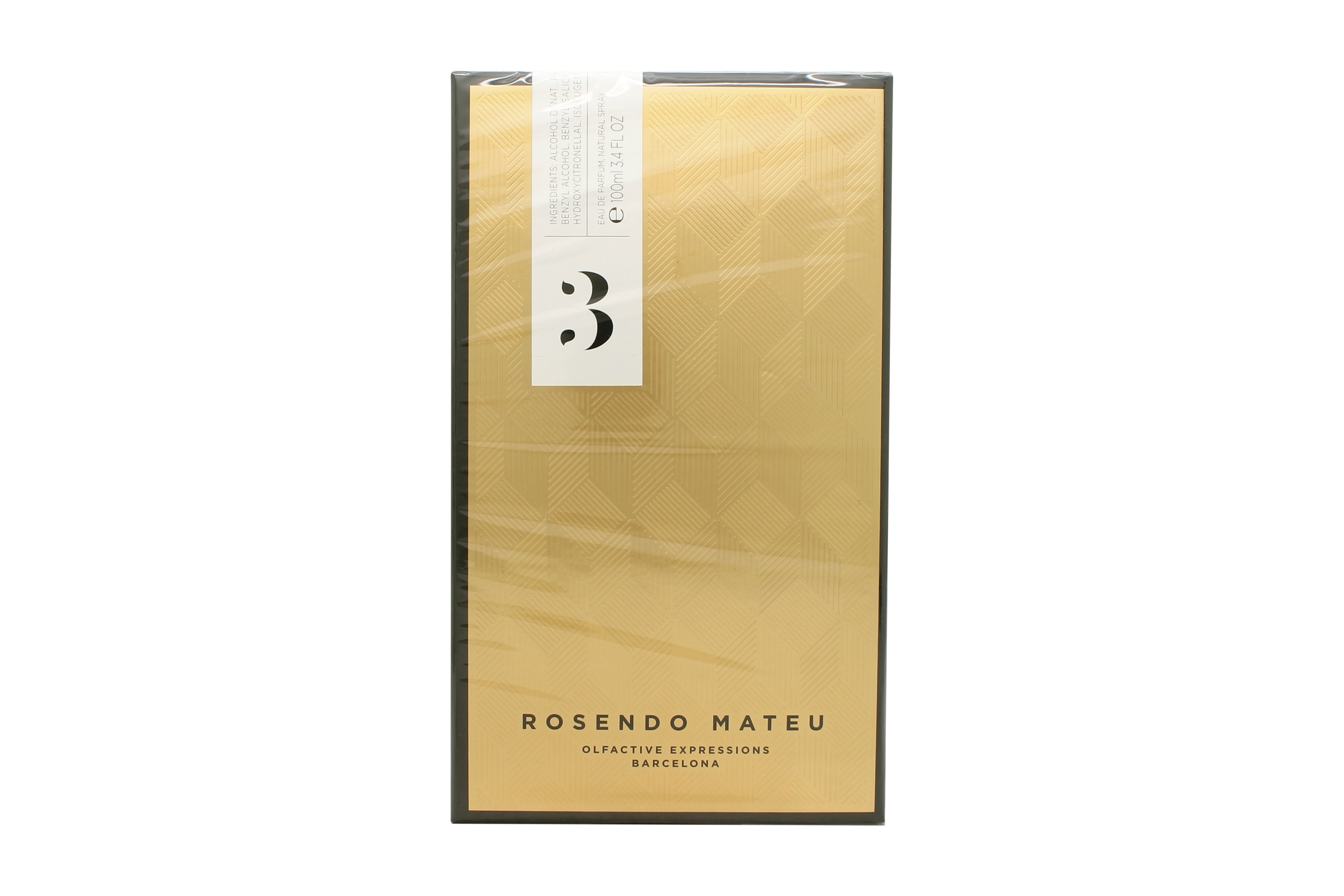 Rosendo Mateu Nº 3 Neroli, Iris, White Musk Eau de Parfum 100ml Spray