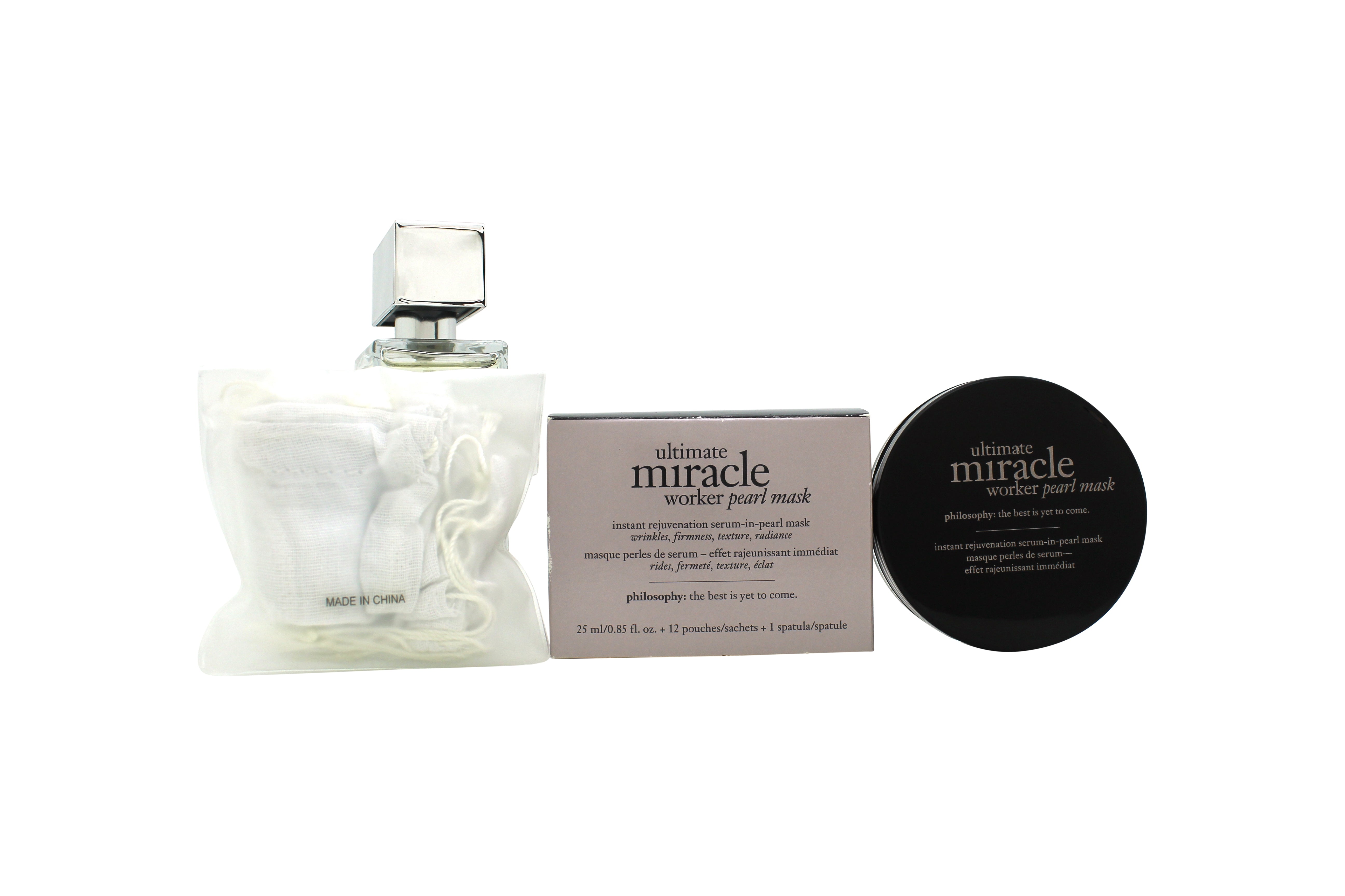 Philosophy Ultimate Miracle Worker Pearl Mask Rejuvenation Serum 25 ml + 12 Beutel