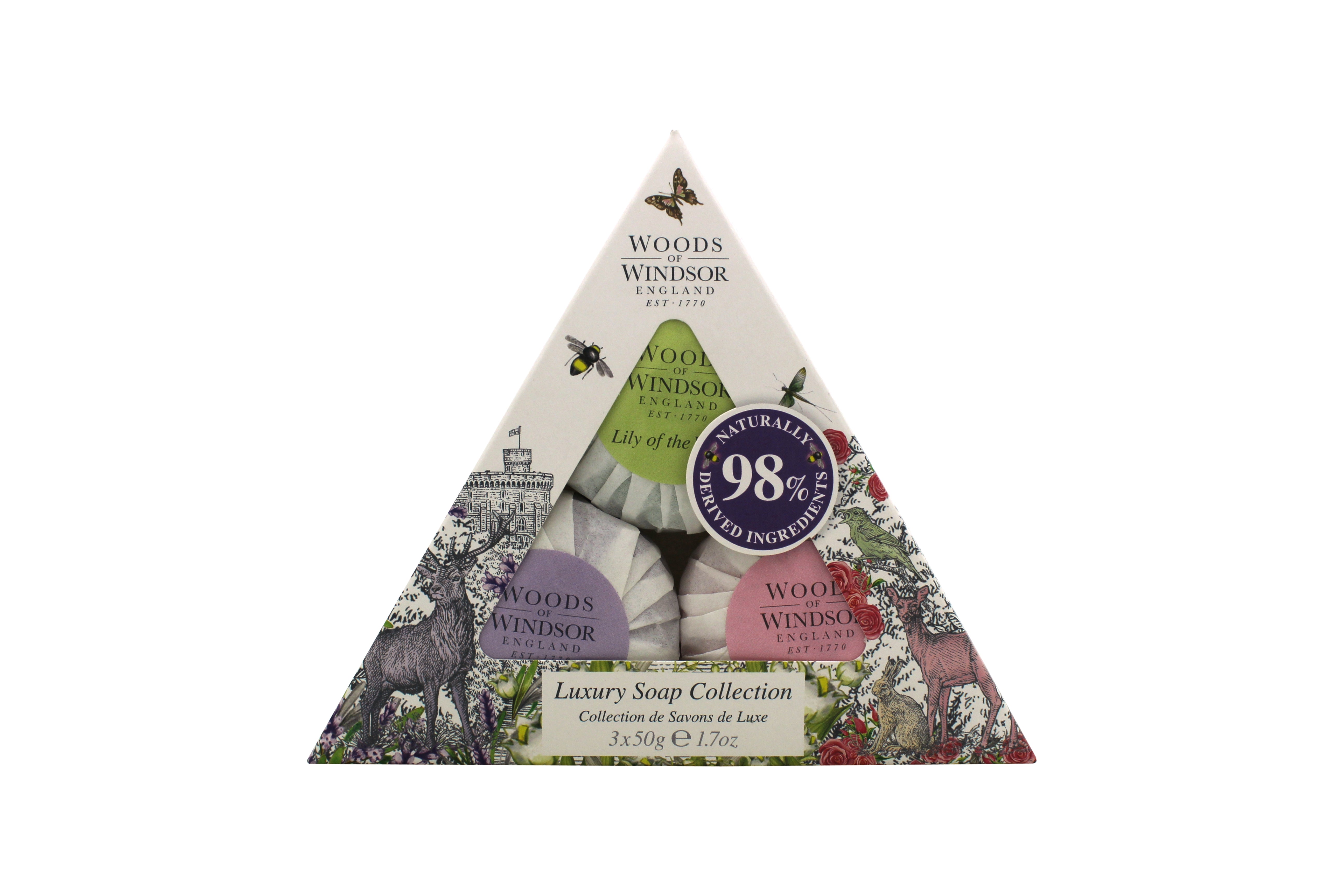 Woods Of Windsor Seifen Trio 50 ml - 3 Stück