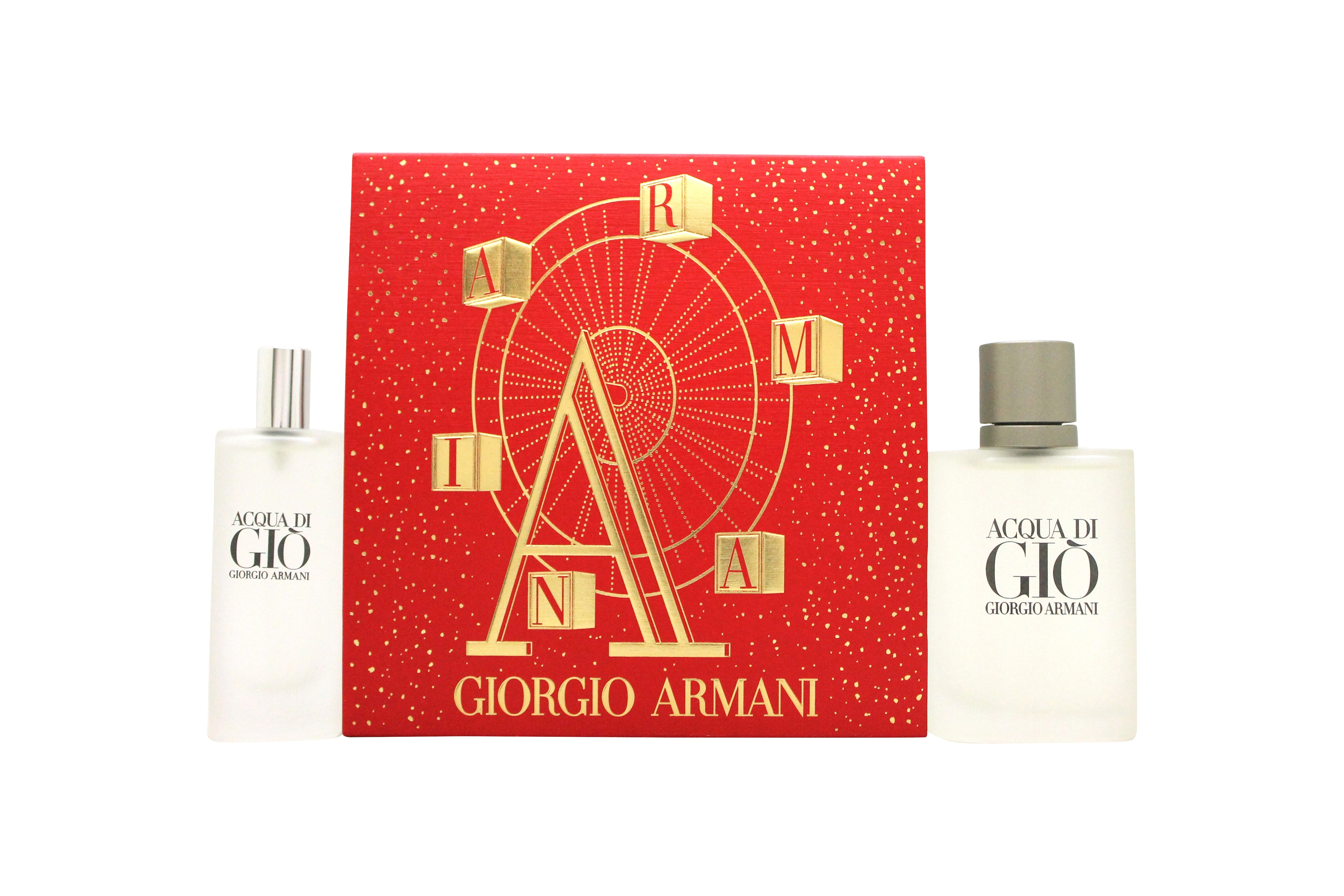 Giorgio Armani Acqua Di Gio Kerst Geschenkset 50ml EDT + 15ml EDT