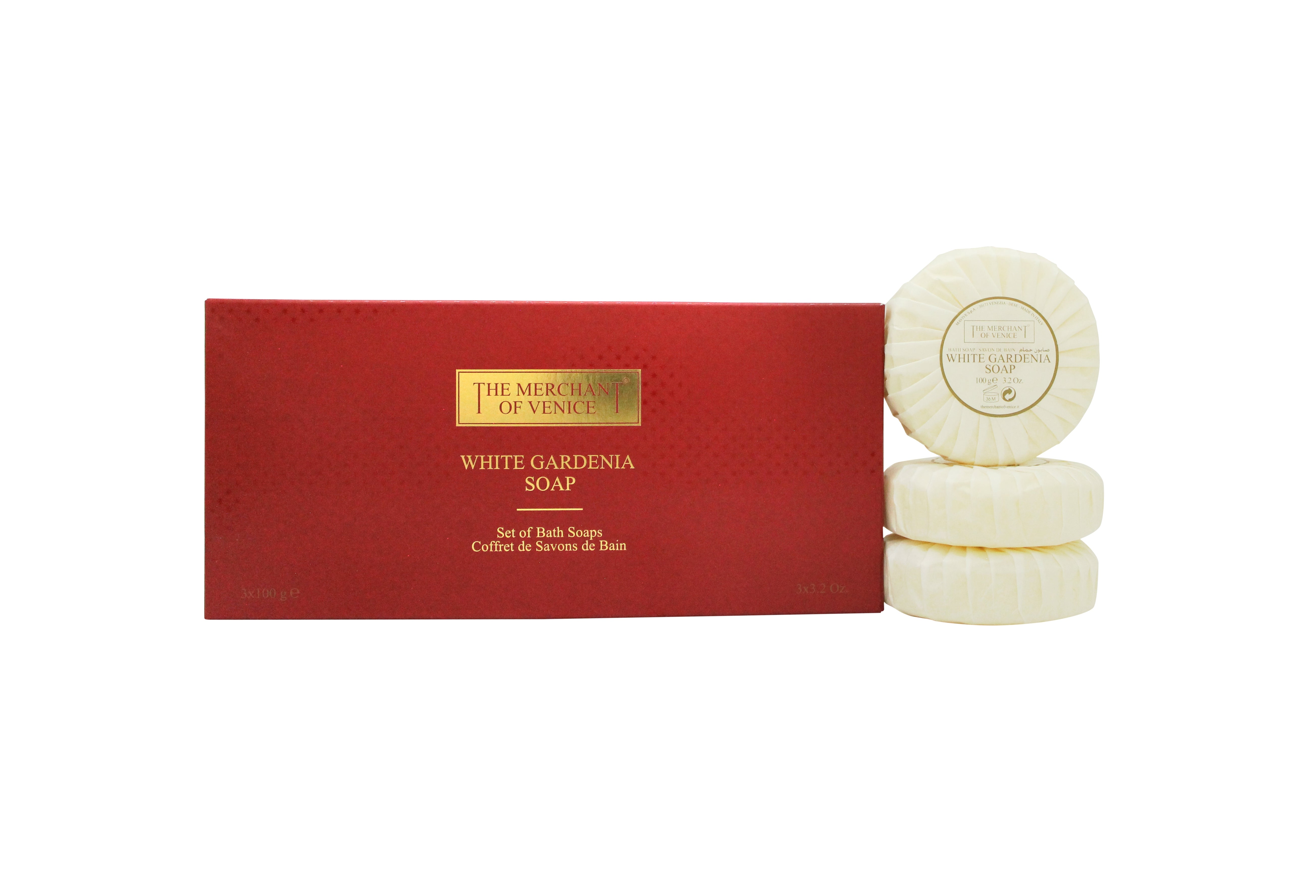 The Merchant of Venice White Gardenia Seife 3 x 100 g