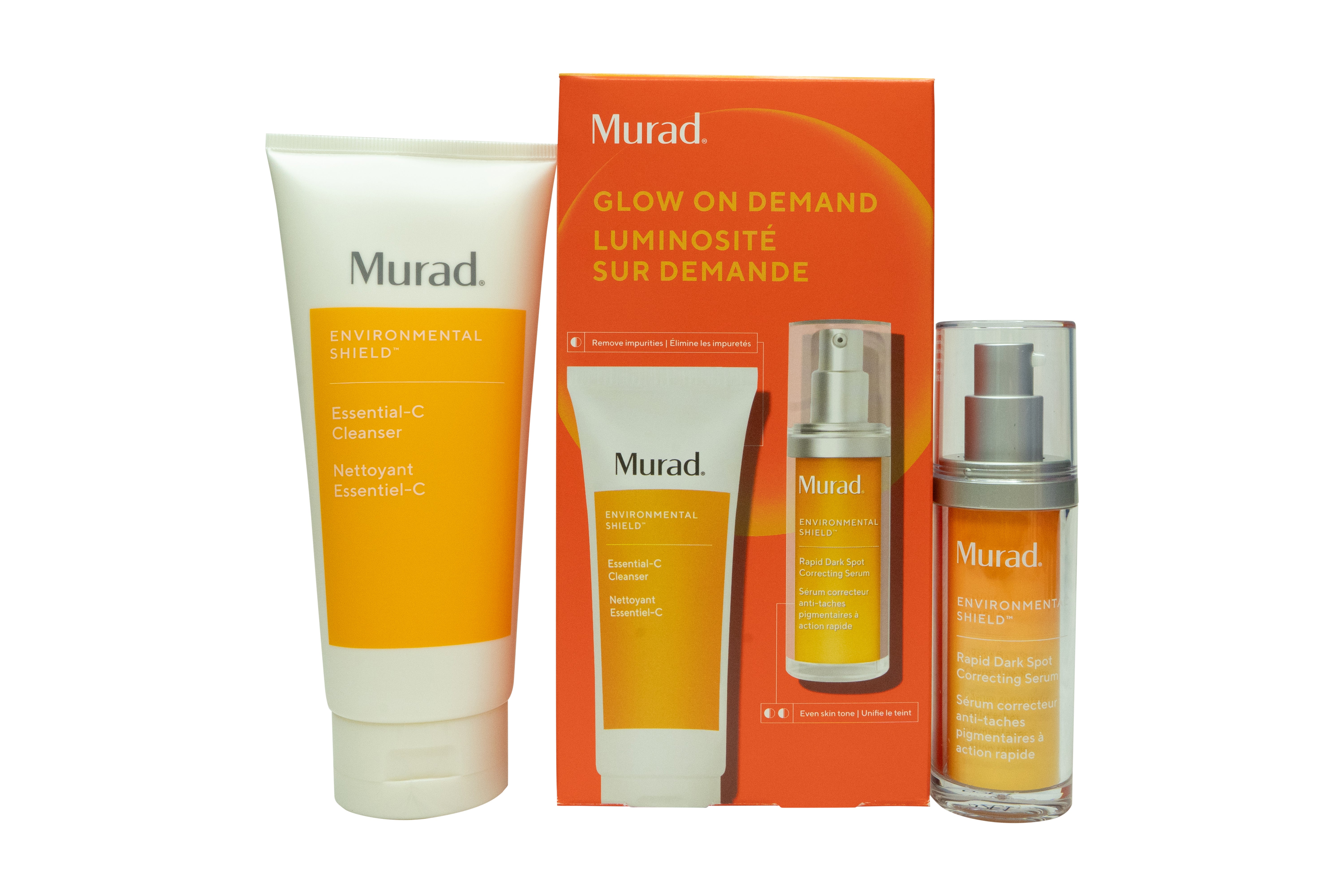 Murad Glow On Demand Geschenkset 200ml Reiniger + 30ml Serum