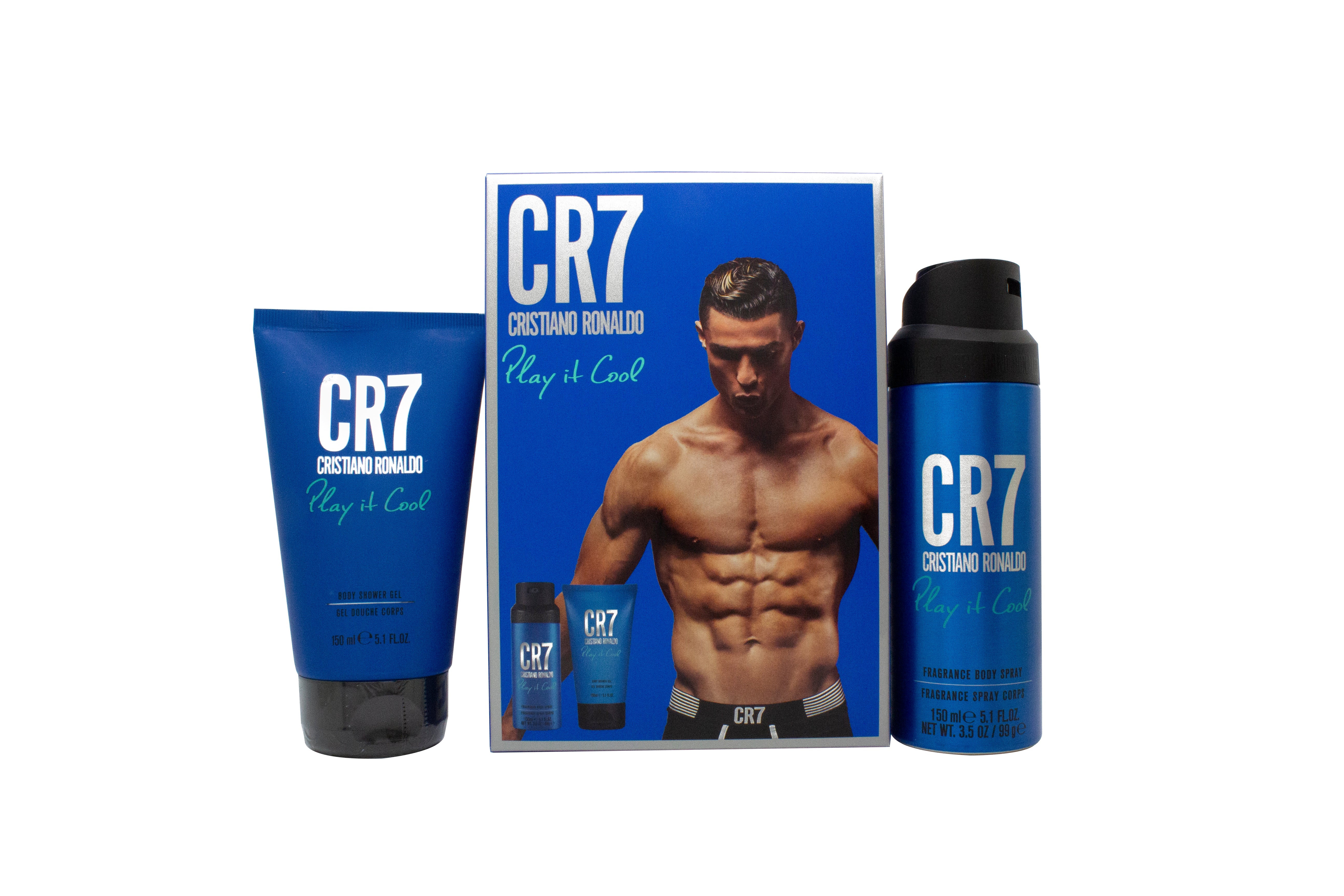Cristiano Ronaldo CR7 Play It Cool Geschenkset 150ml Douchegel + 150ml Body Spray
