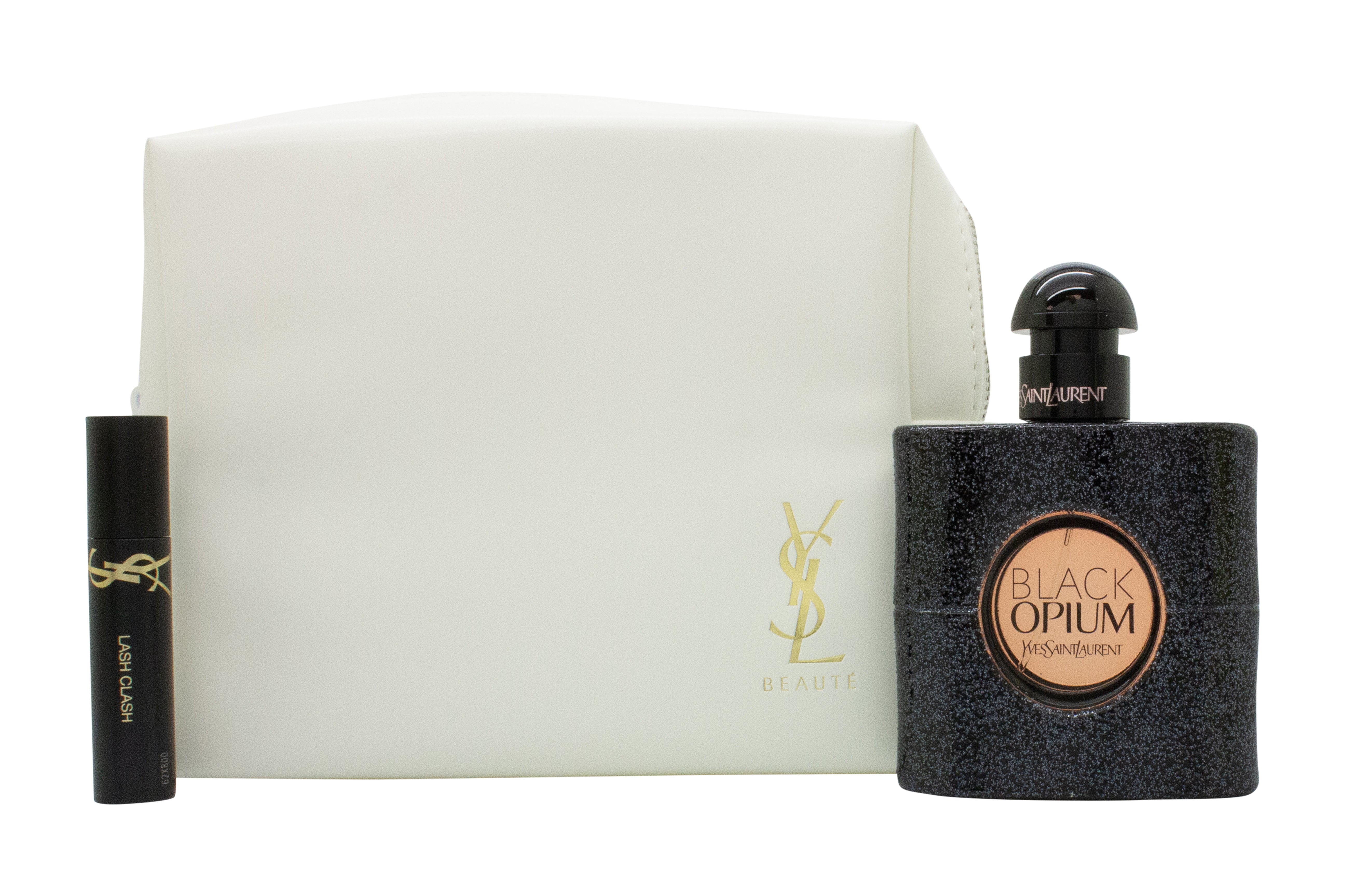Yves Saint Laurent Black Opium Geschenkset 50ml EDP + 2ml Lash Clash Mascara + Tasje