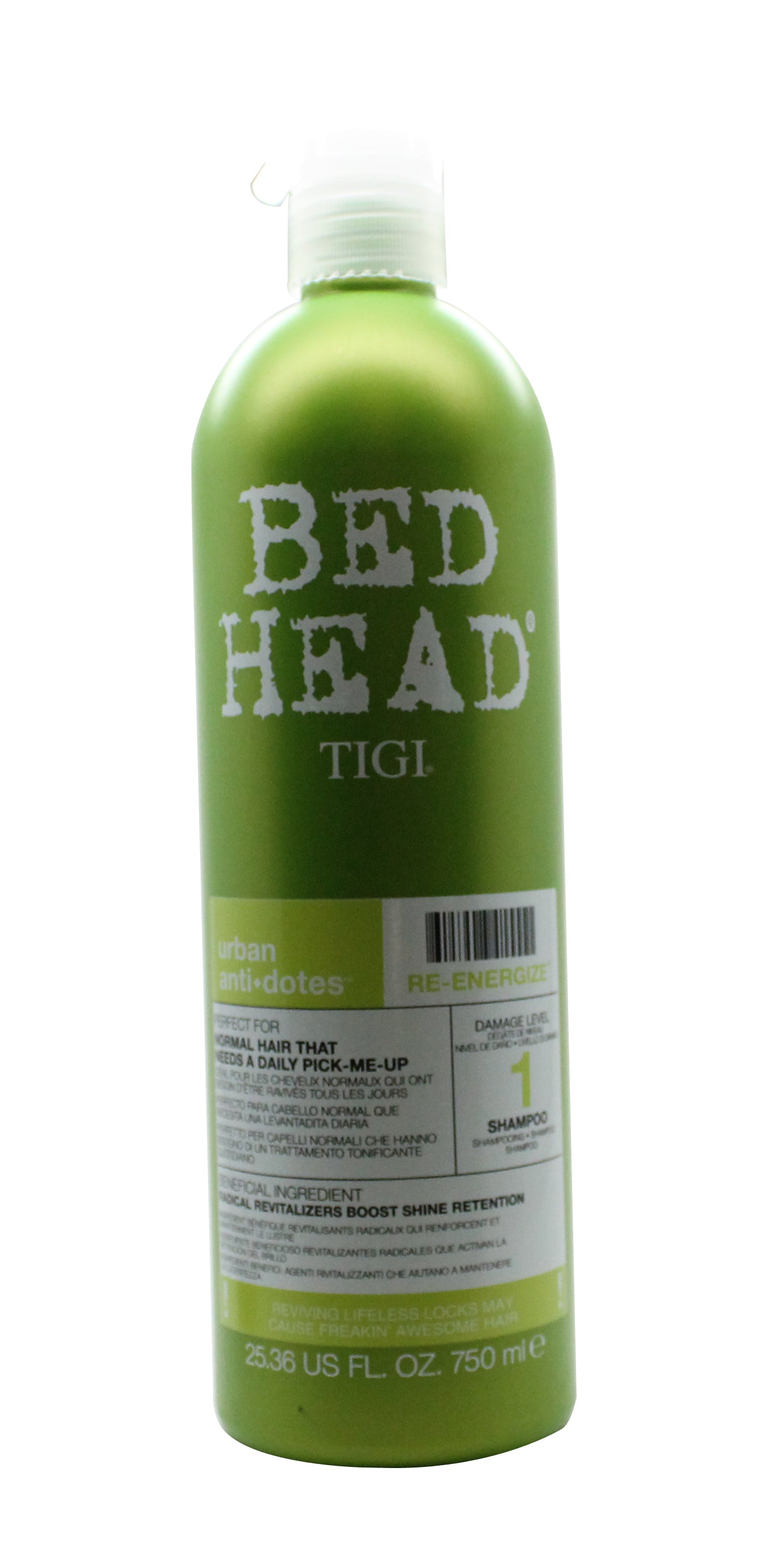 Tigi Bed Head Urban Antidotes Re-Energize Haar Shampoo 750ml