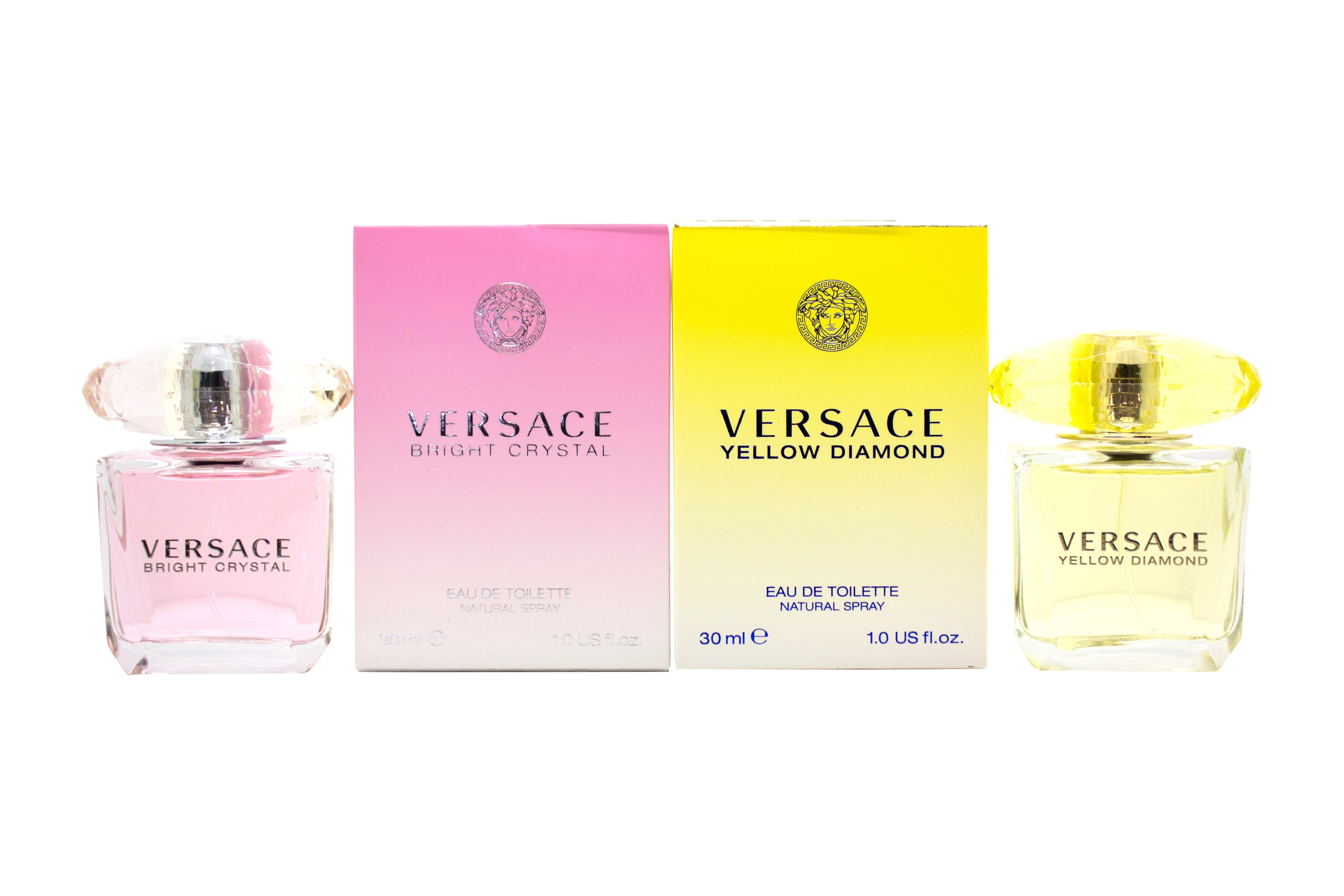 Versace Geschenkset 30ml Yellow Diamond EDT + 30ml Bright Crystal EDT