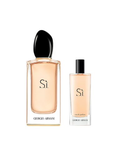 Giorgio Armani SÌ Eau De Parfum Intense Gift Set 50ml  EDP + 15ml EDP