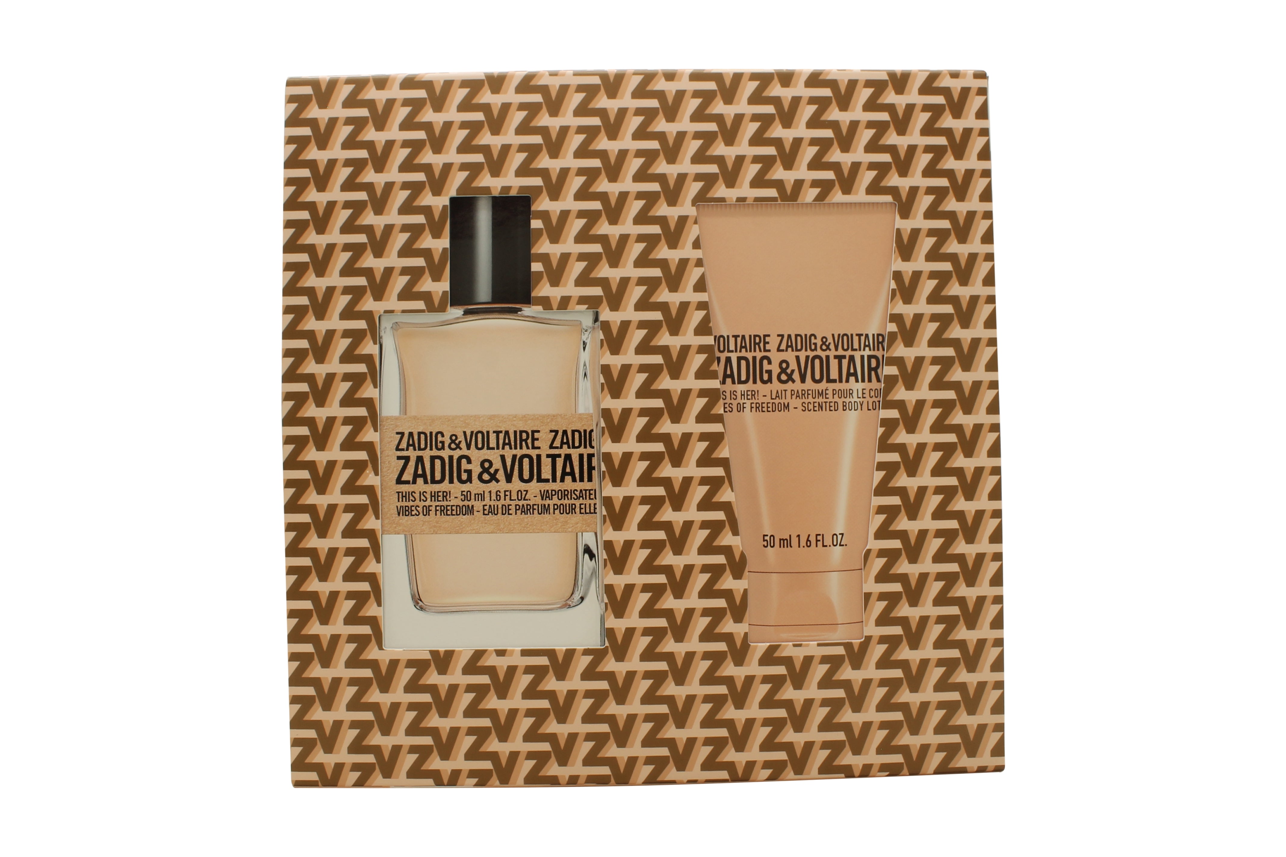 Zadig & Voltaire This is Her! Vibes of Freedom Geschenkset 50ml EDP + 50ml Body Lotion