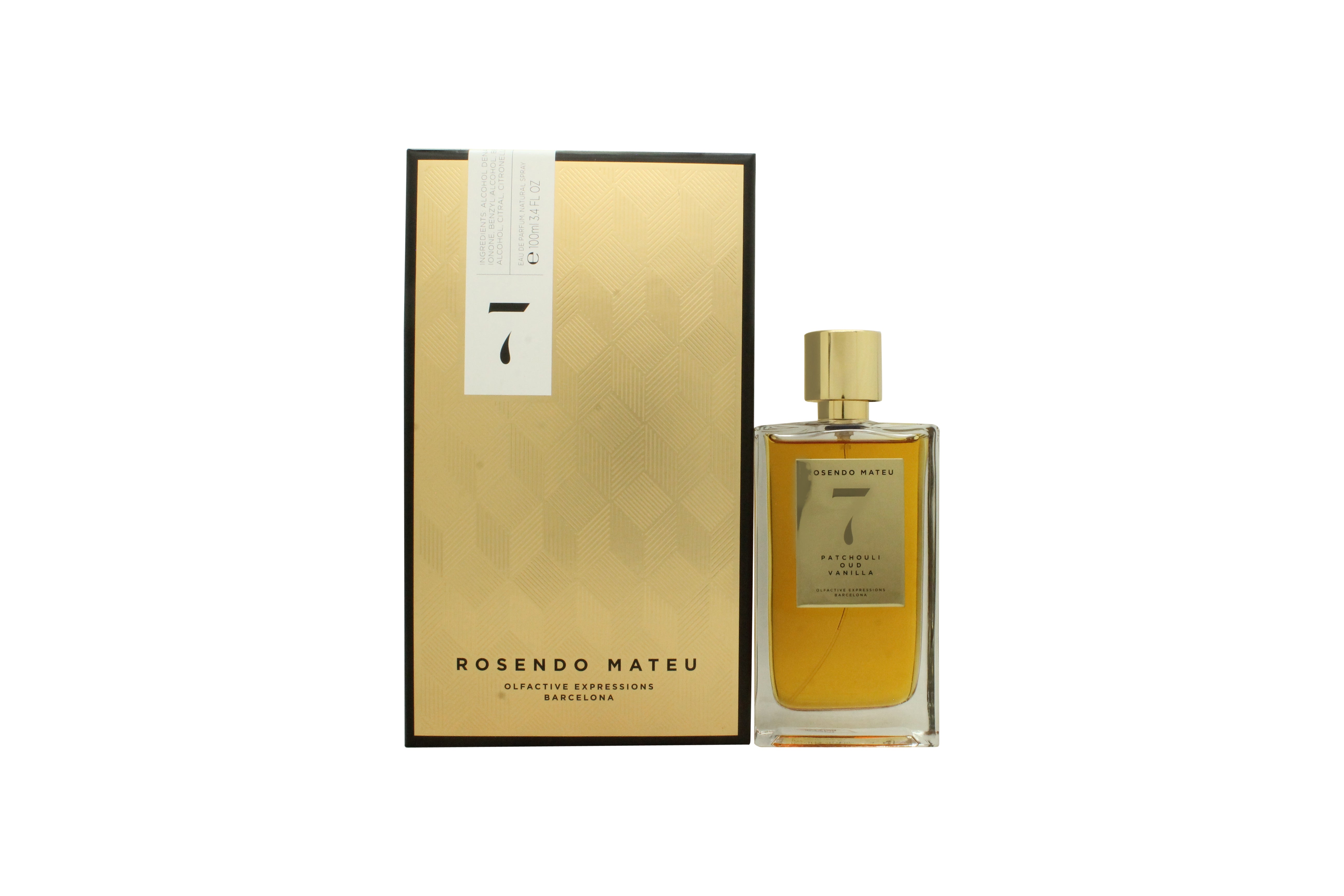 Rosendo Mateu Nº7 Patchouli, Vanilla, Oud Eau de Parfum 100 ml Spray