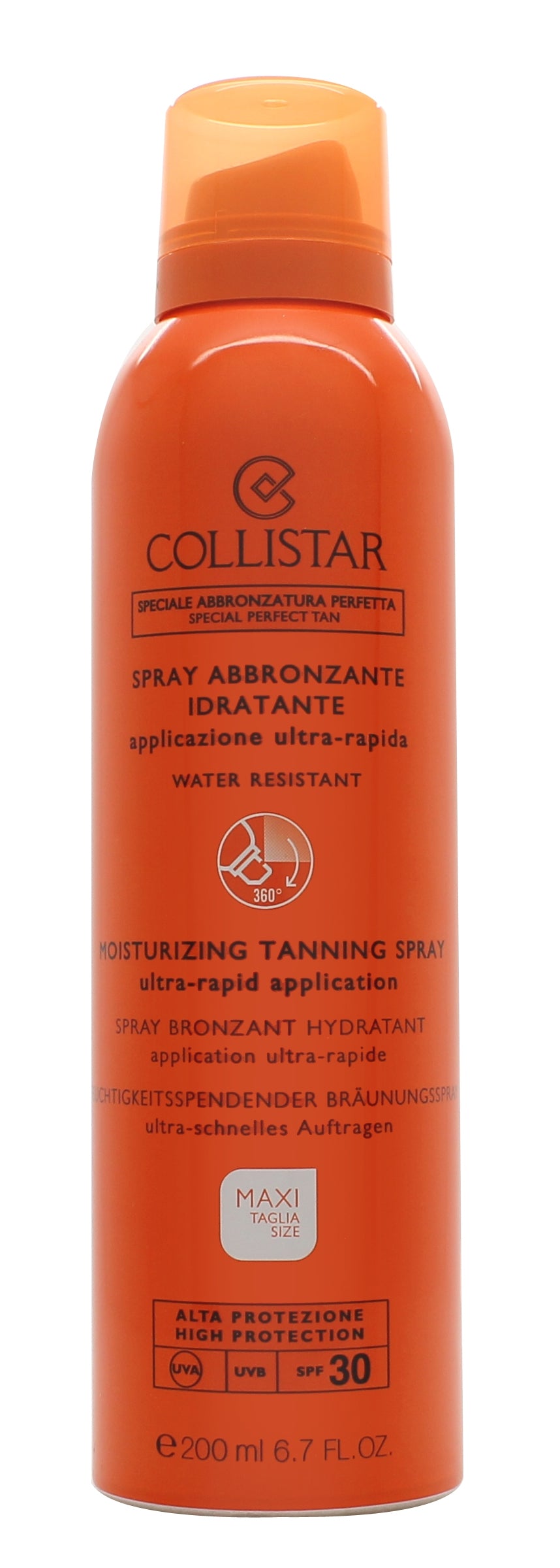 Collistar Moisturizing Tanning Spray SPF30 200ml