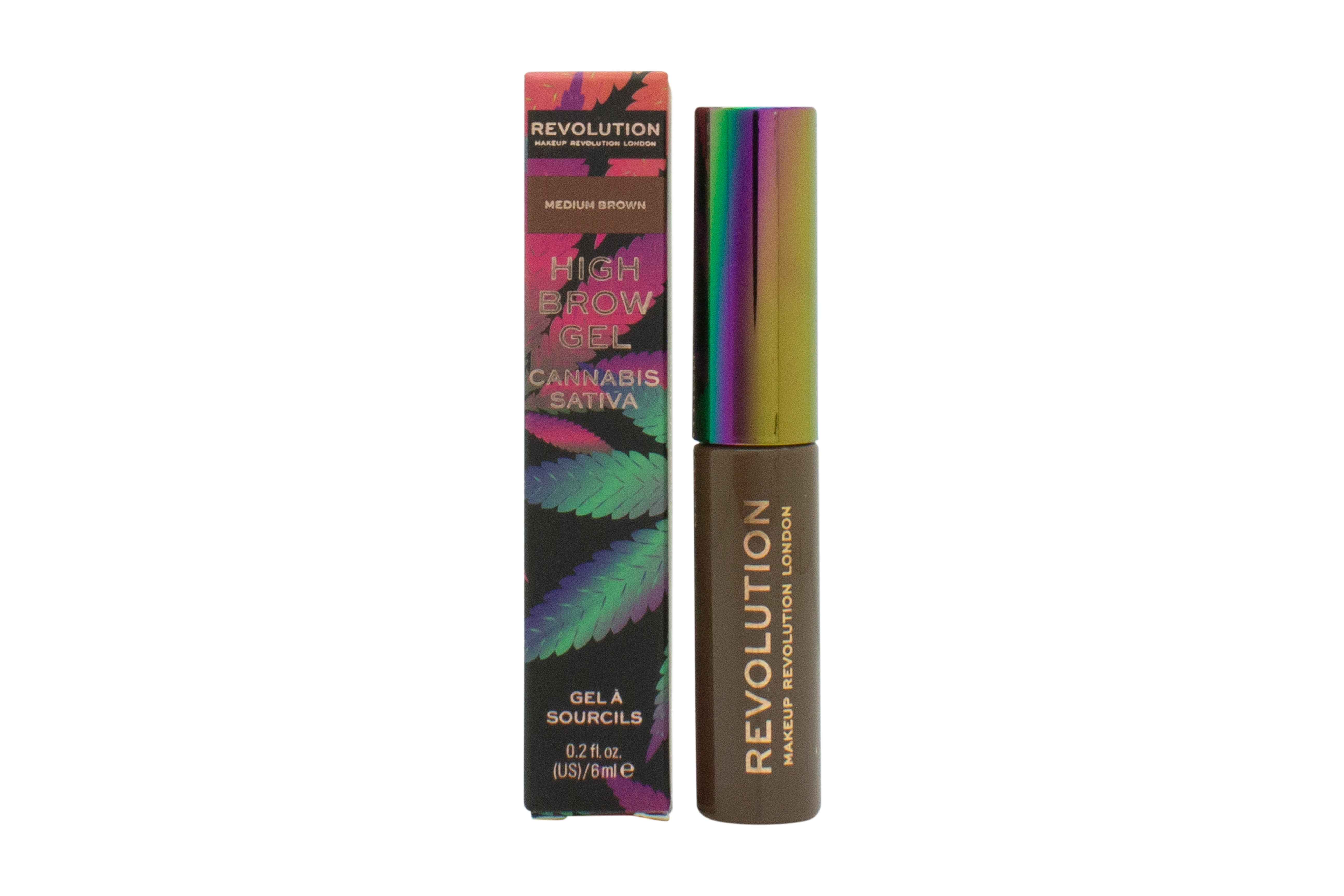 Makeup Revolution Cannabis Sativa High Brow Gel 6ml - Medium Brown