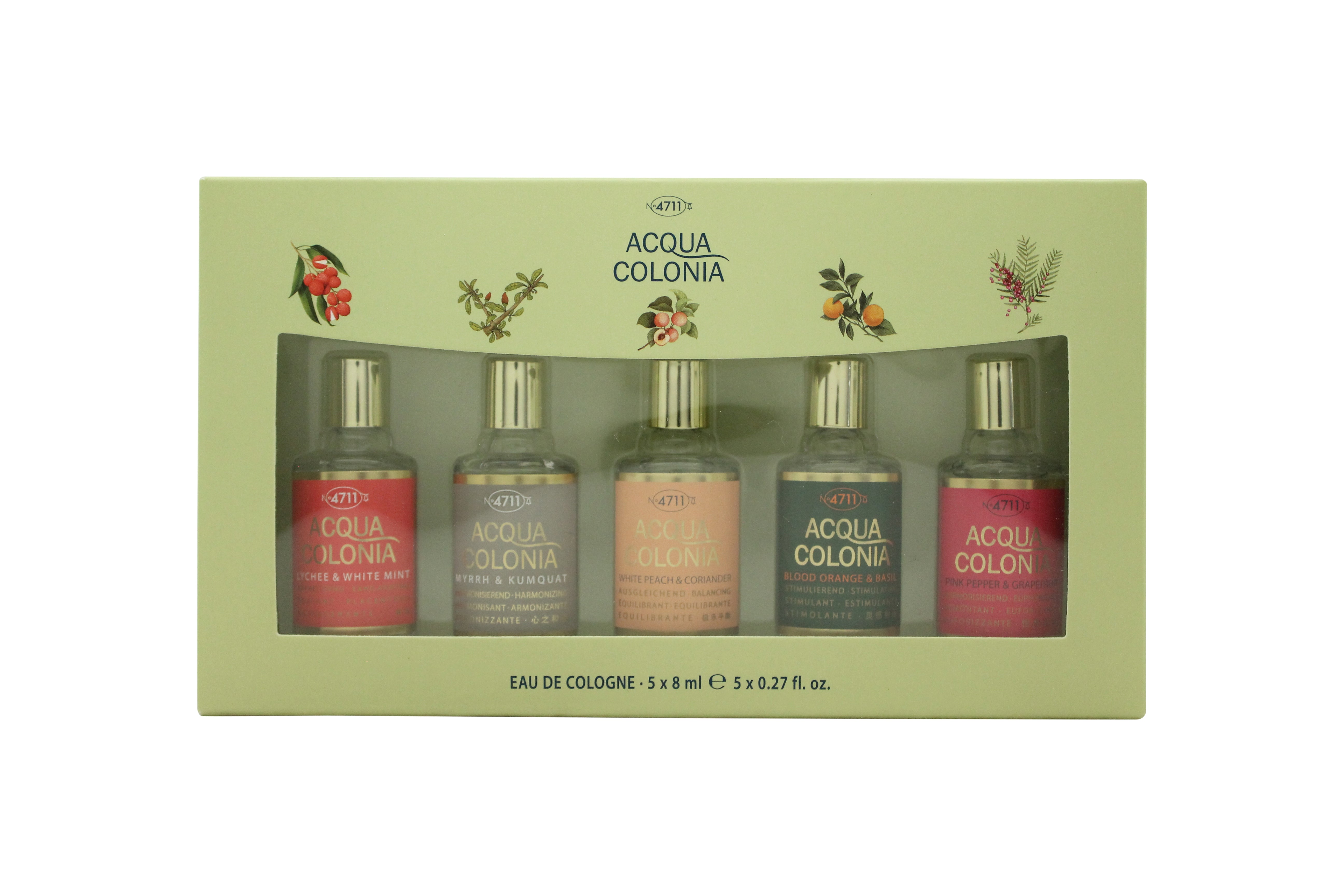 Mäurer & Wirtz 4711 Acqua Colonia Miniaturen Geschenkset 5 x 8 ml