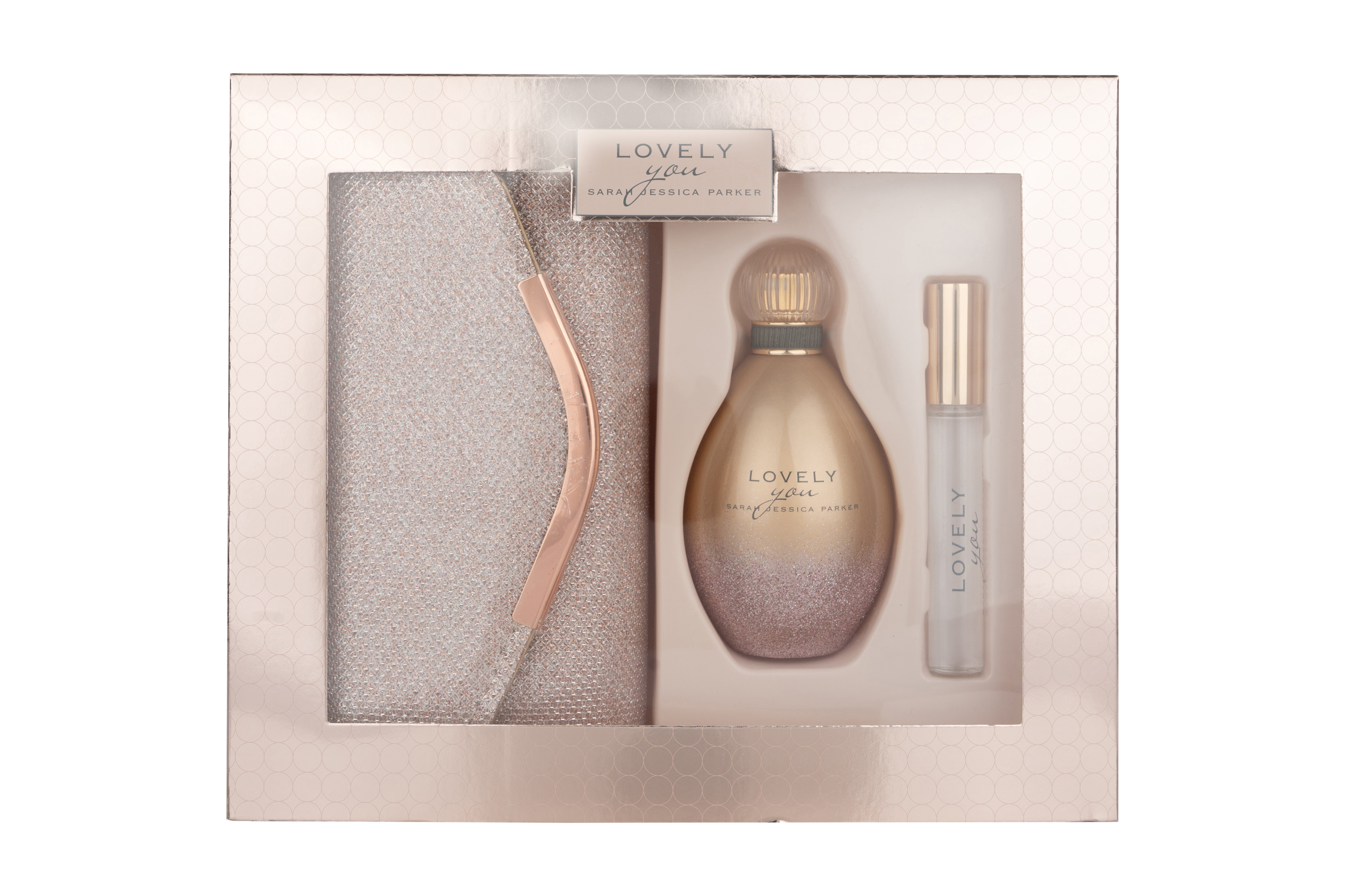 Sarah Jessica Parker Lovely You Geschenk-Set 100ml EDP + 10ml EDP + Tasche