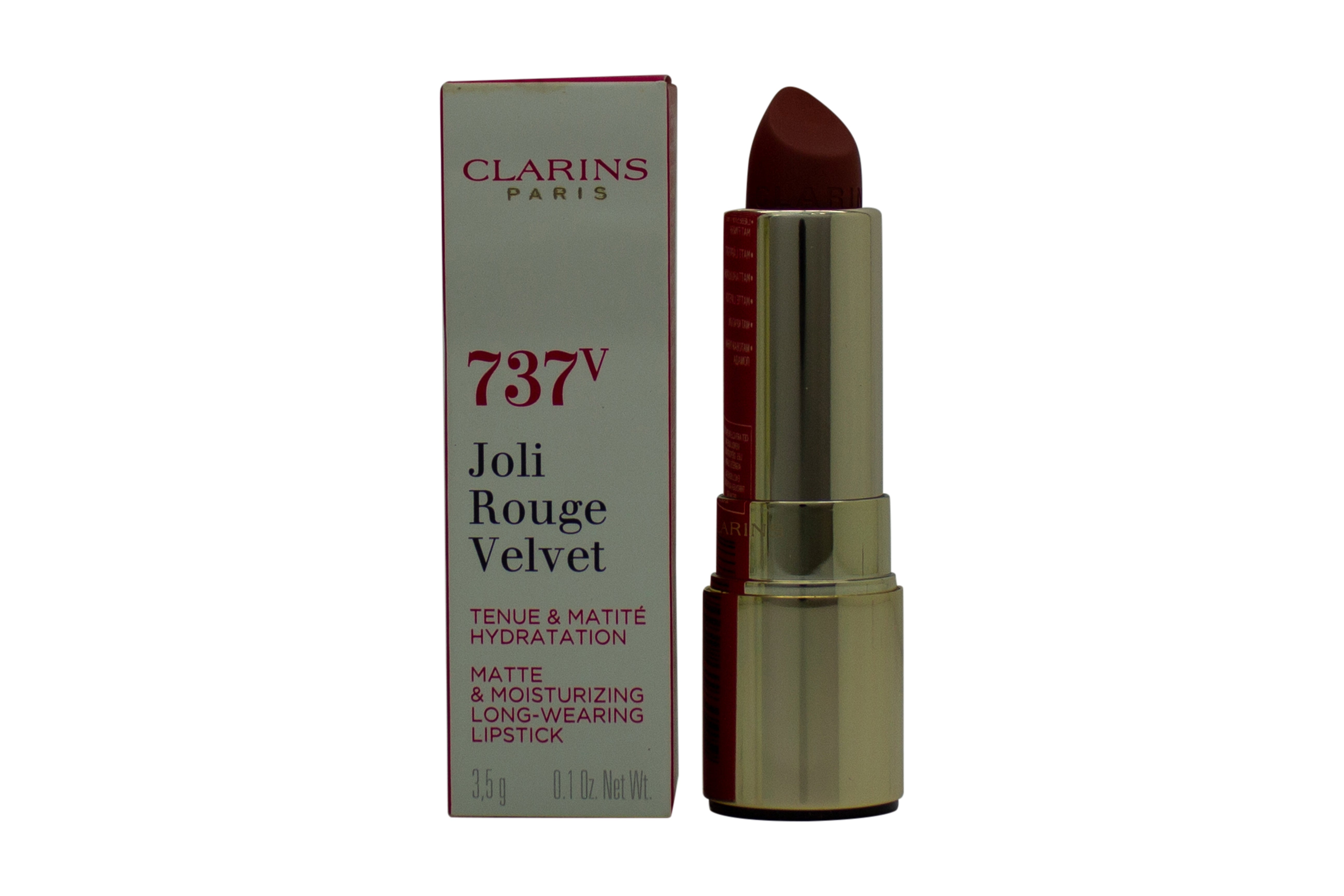 Clarins Joli Rouge Velvet Lipstick 3.5g - 737V Spicy Cinnamon