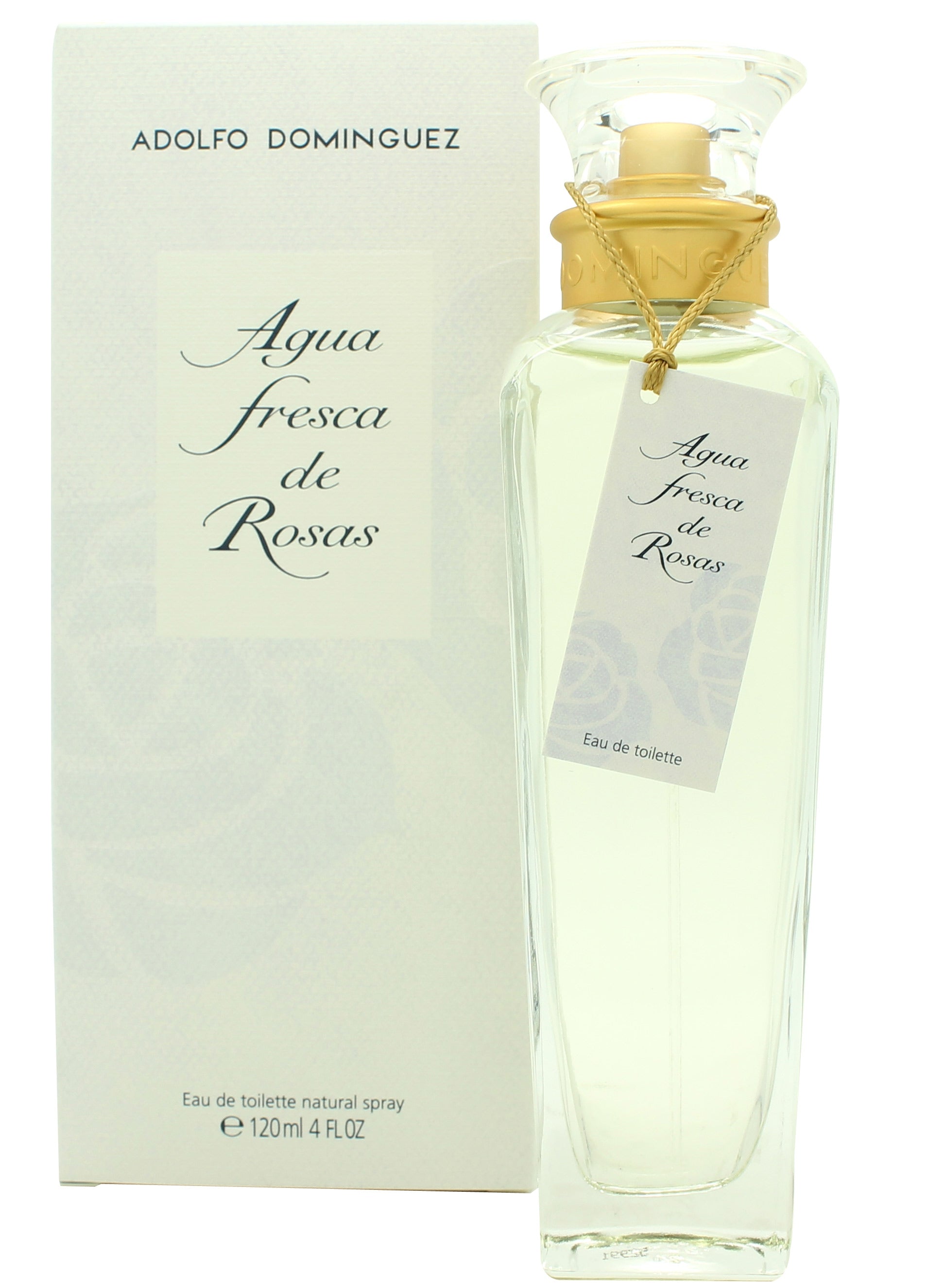 Adolfo Dominguez Agua Fresca de Rosas Eau De Toilette 120ml Spray