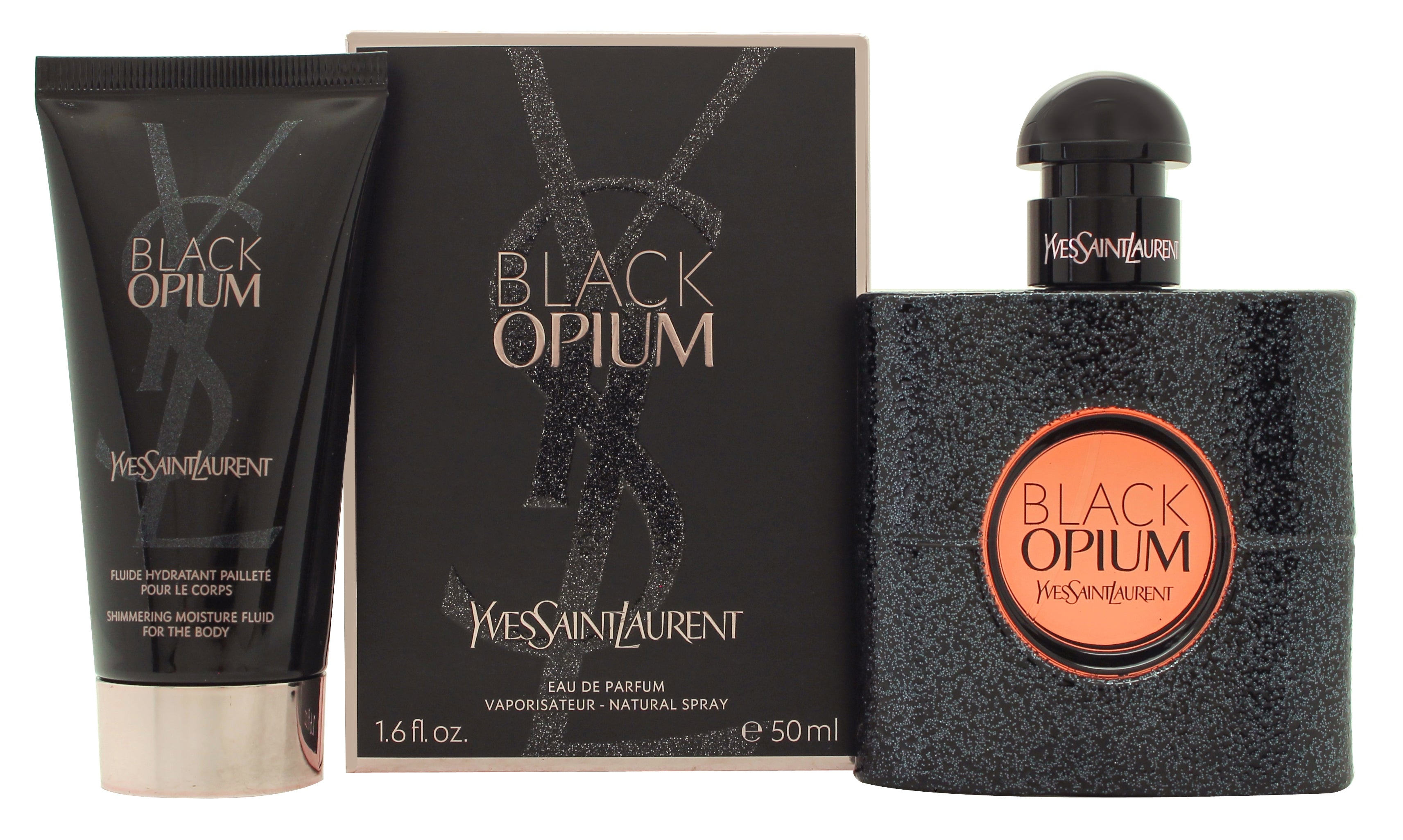 Yves Saint Laurent Black Opium Geschenkset 50ml EDP + 50ml Bodylotion