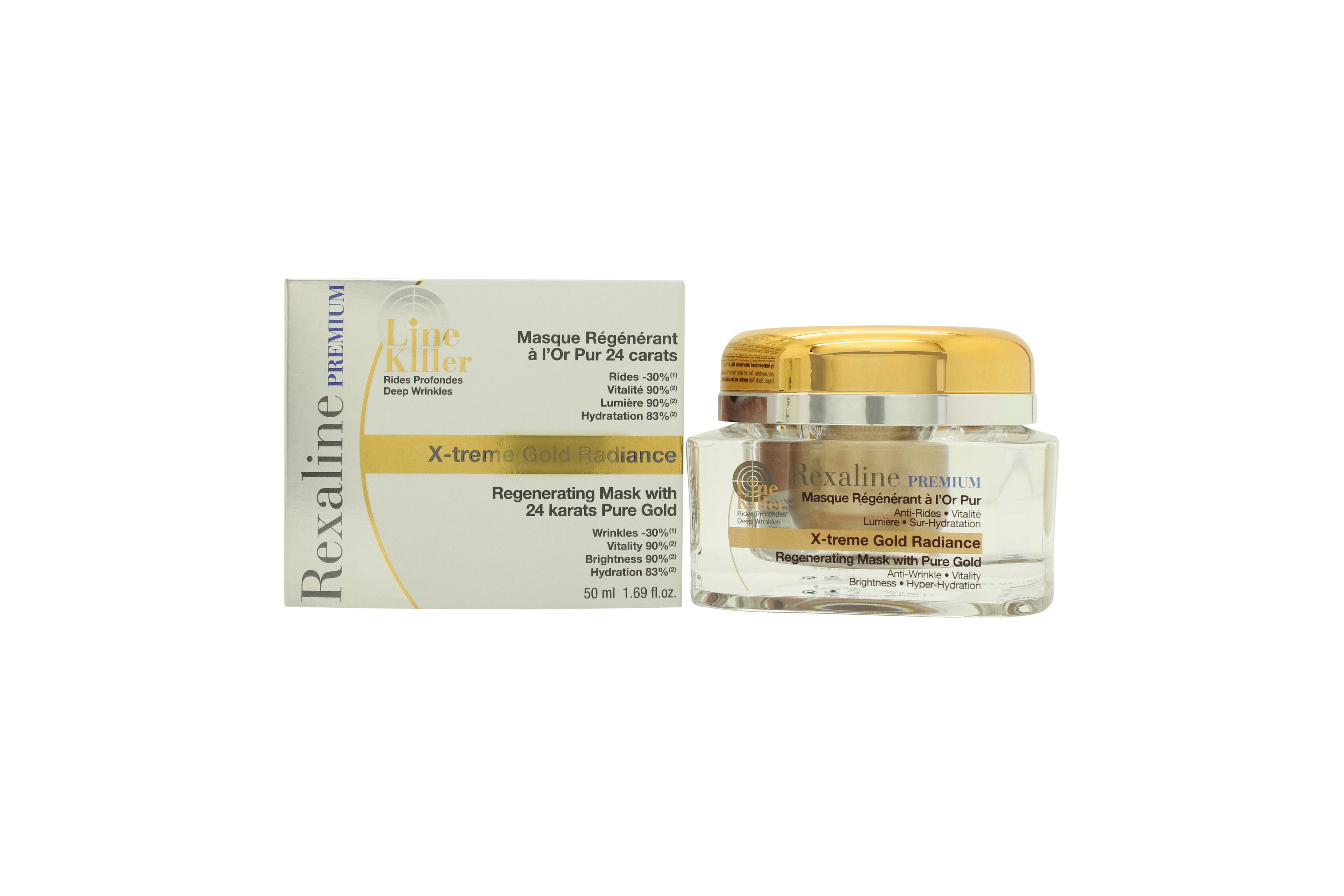 Rexaline Line Killer Anti Age X-Treme Gold Radiance Regenerating Gezichtsmasker 50ml