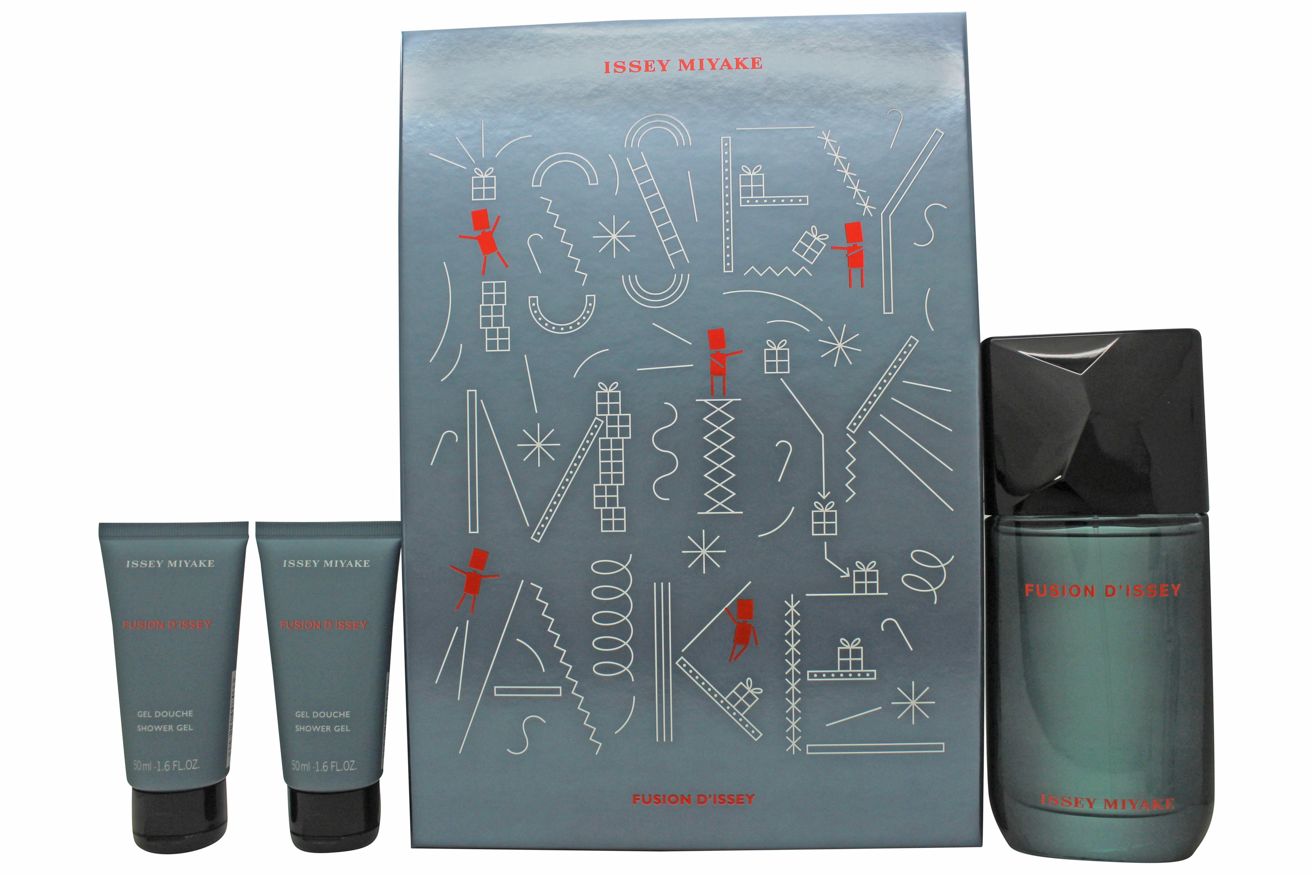 Issey Miyake Fusion d'Issey Geschenkset 100ml EDT + 50ml Shower Gel + 50ml Shower Gel