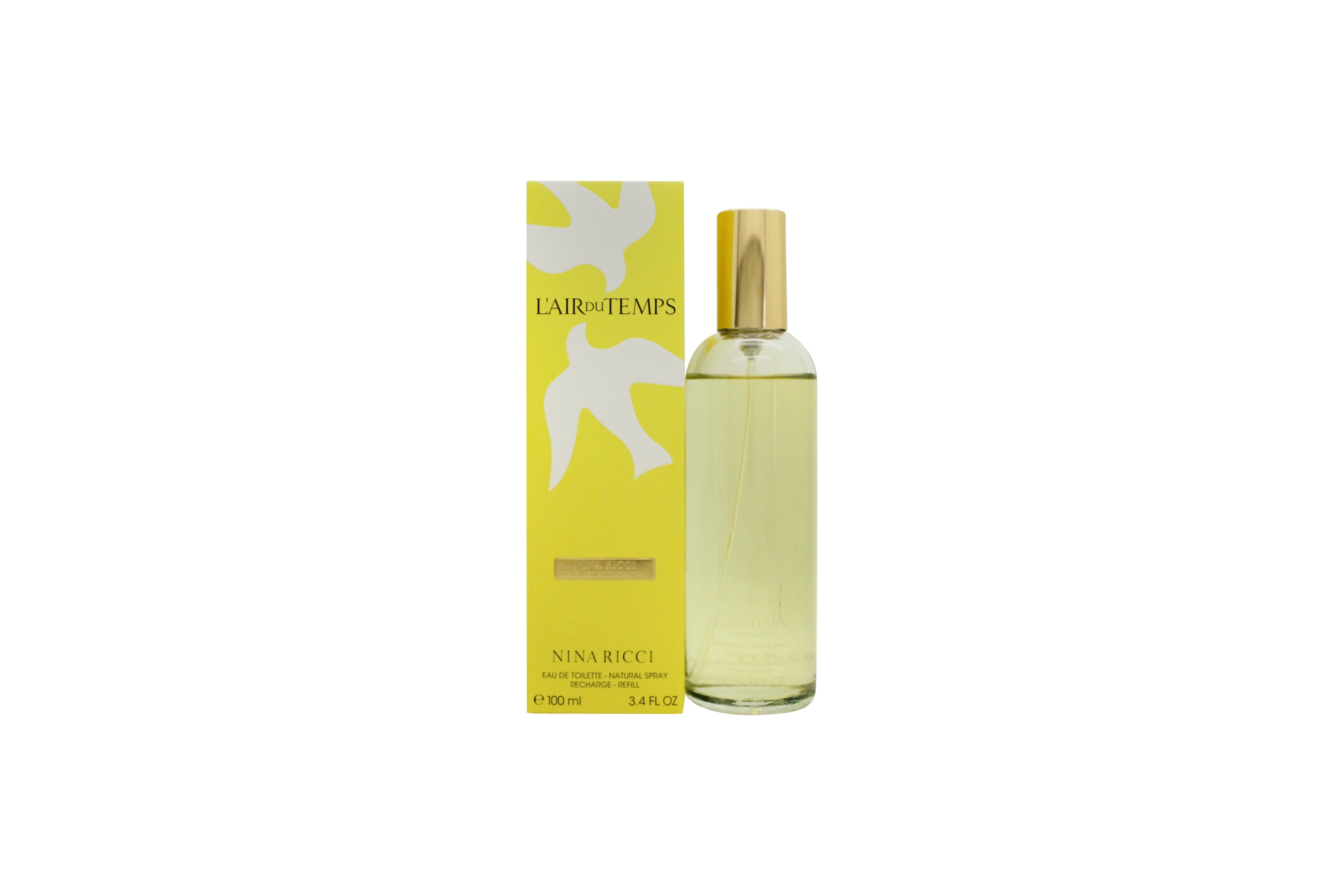 Nina Ricci L'air Du Temps Eau de Toilette 100 ml Spray Nachfüllung