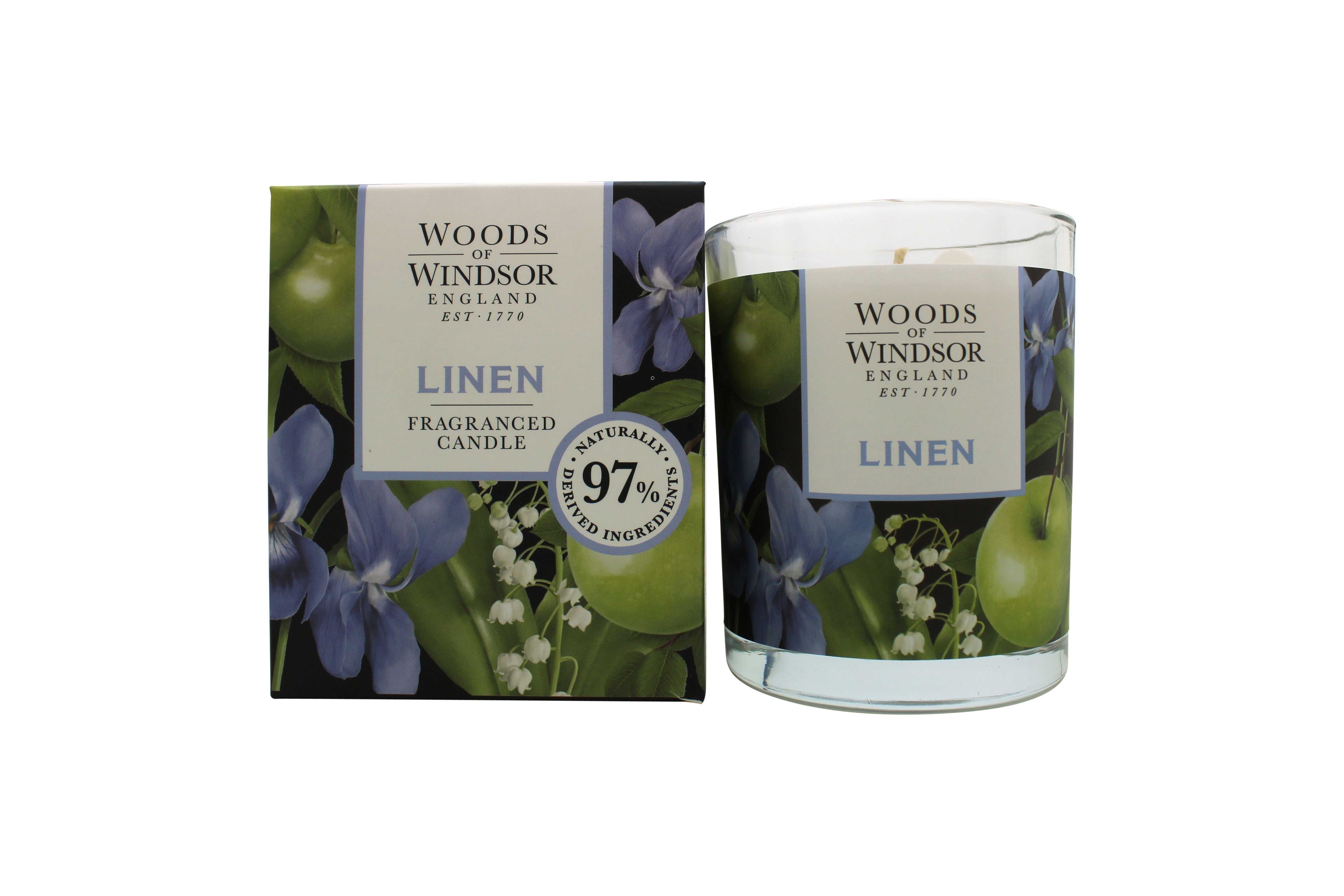 Woods of Windsor Linen Kaars 150g