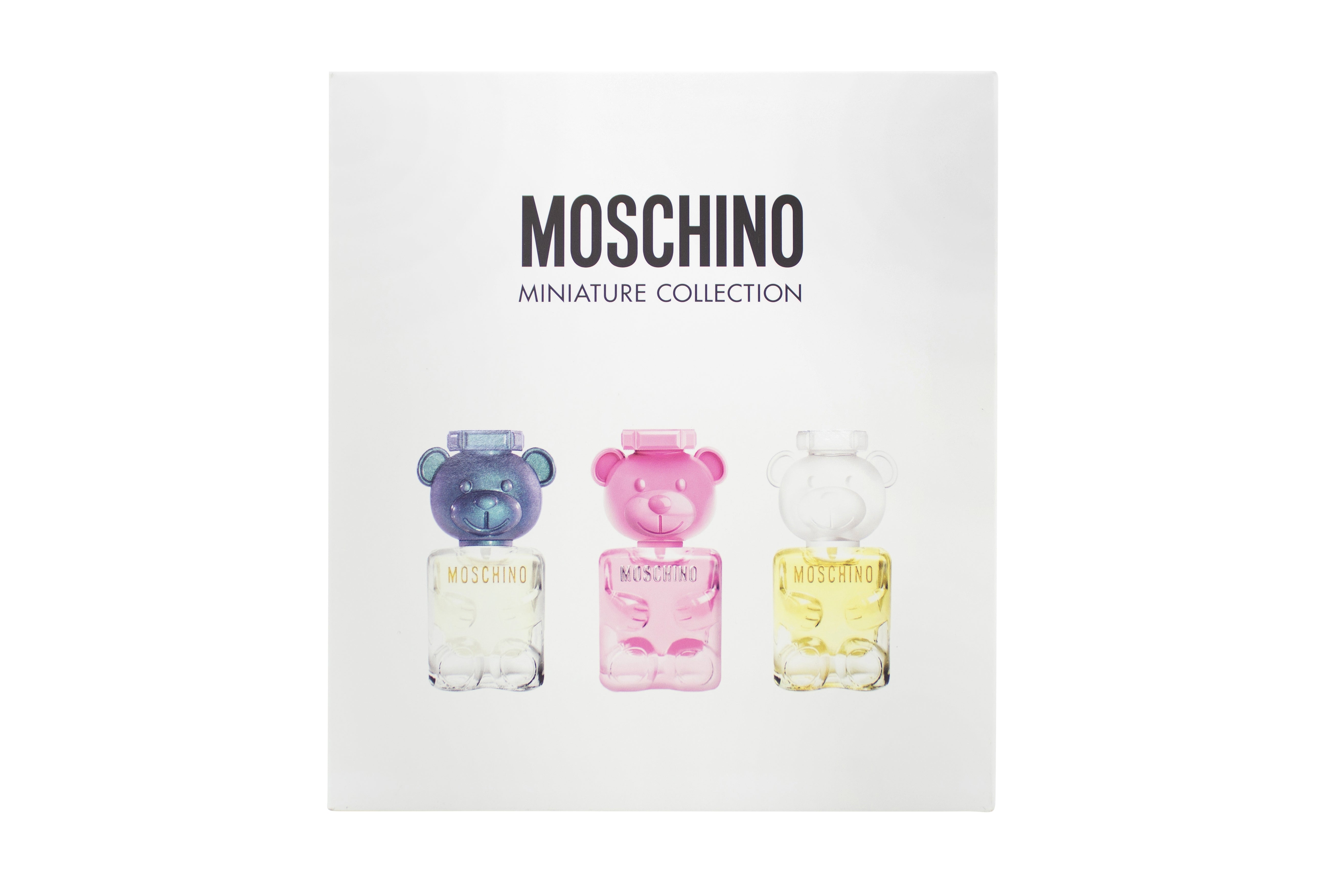 Moschino Miniatures Geschenk-Set 5ml Toy 2 Pearl EDP + 5ml Toy 2 Bubble Gum EDT + 5ml Toy 2 EDP