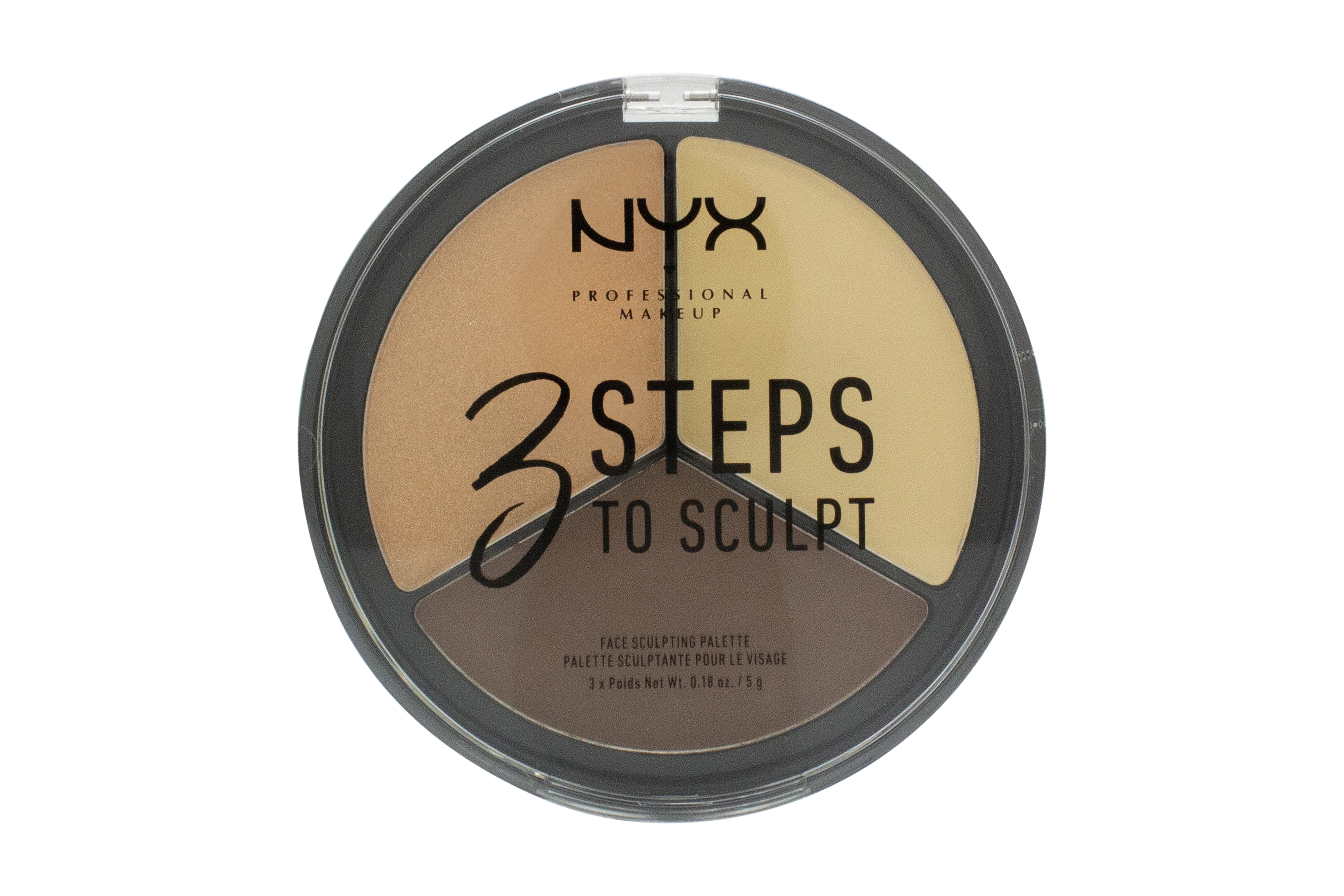 NYX 3 Steps To Sculpt Face Sculpting Palette 5g - Light