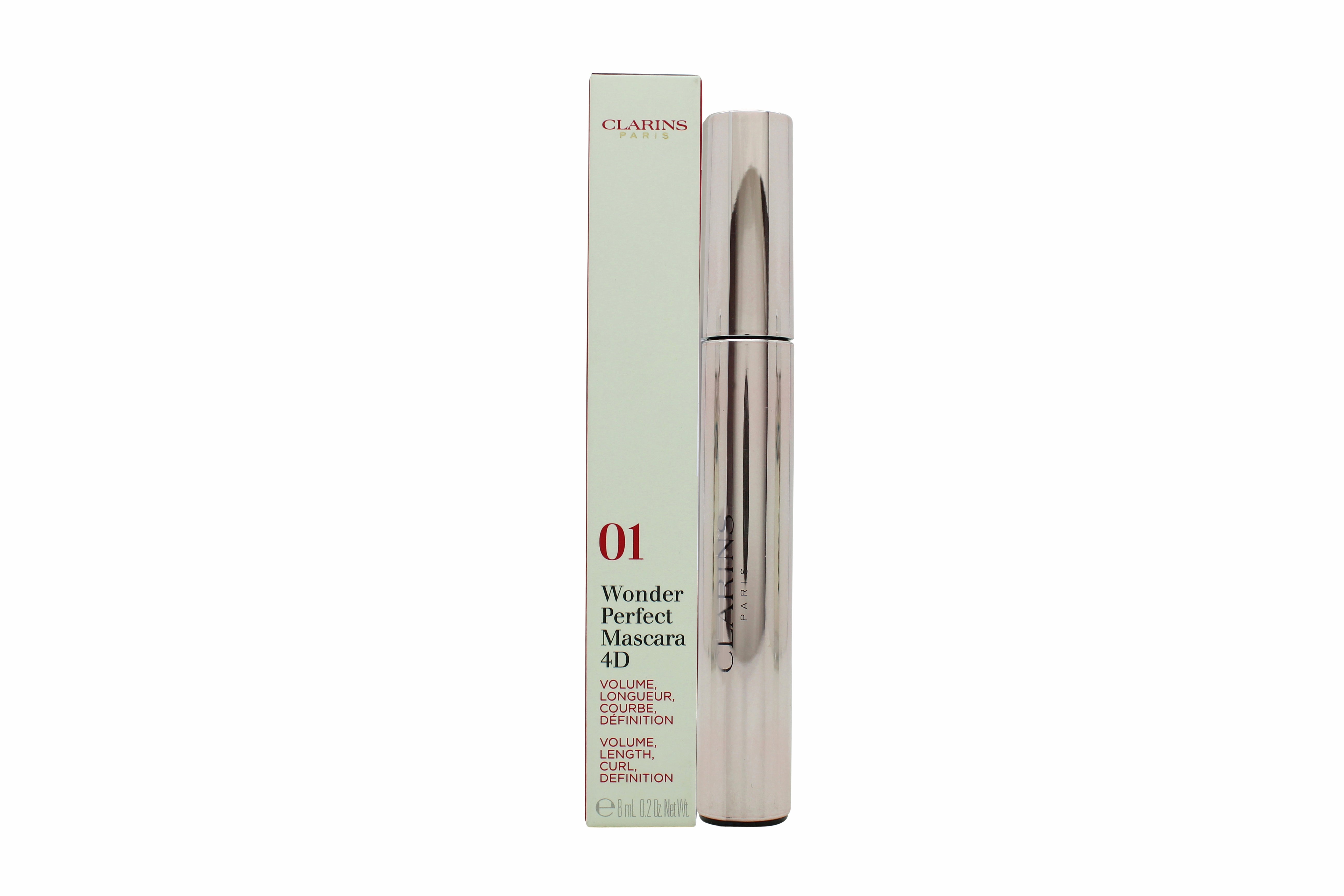 Clarins Wonder Perfect 4D Mascara 8ml - 01 Perfect Black