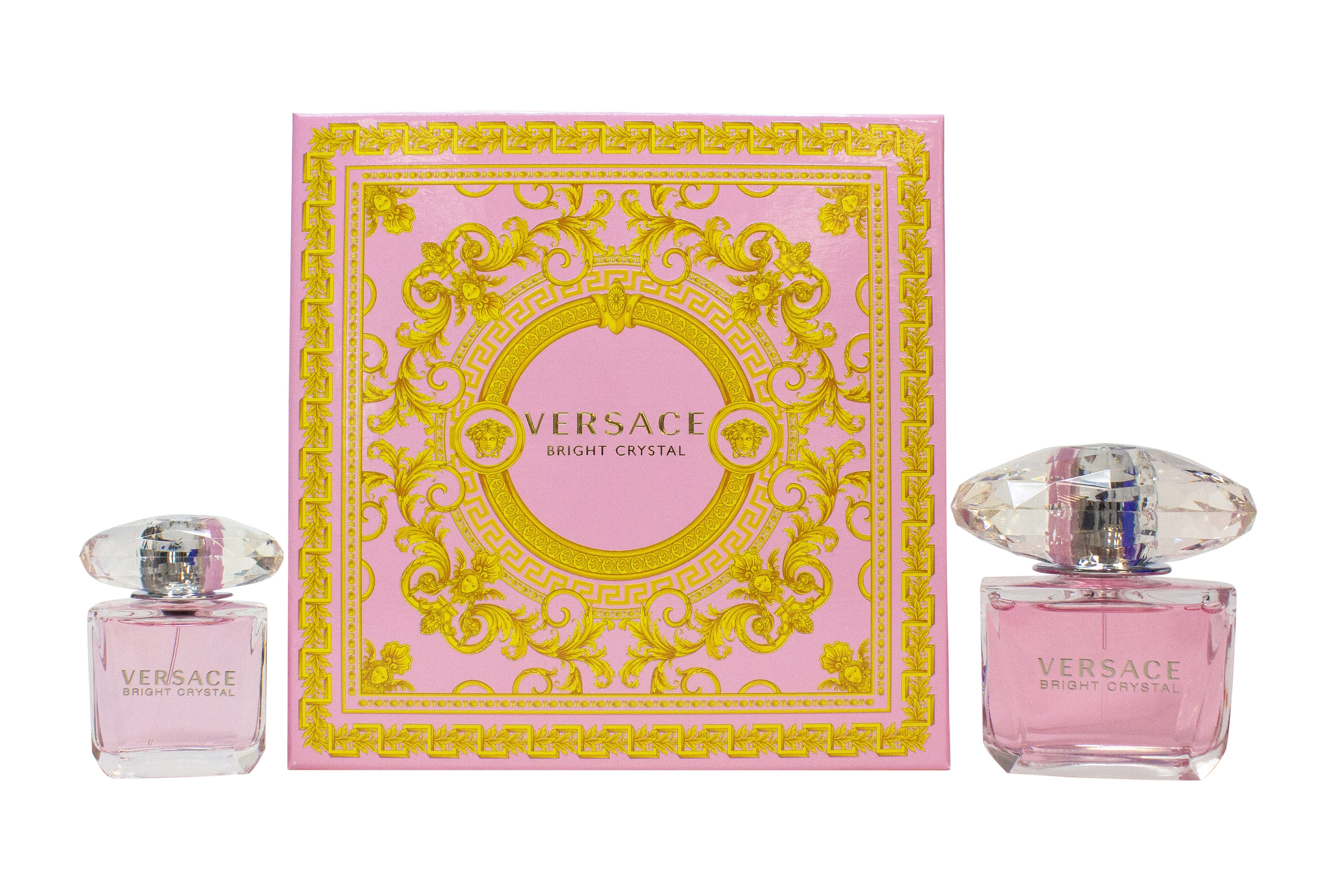 Versace Bright Crystal Geschenkset 90ml EDT + 30ml EDT