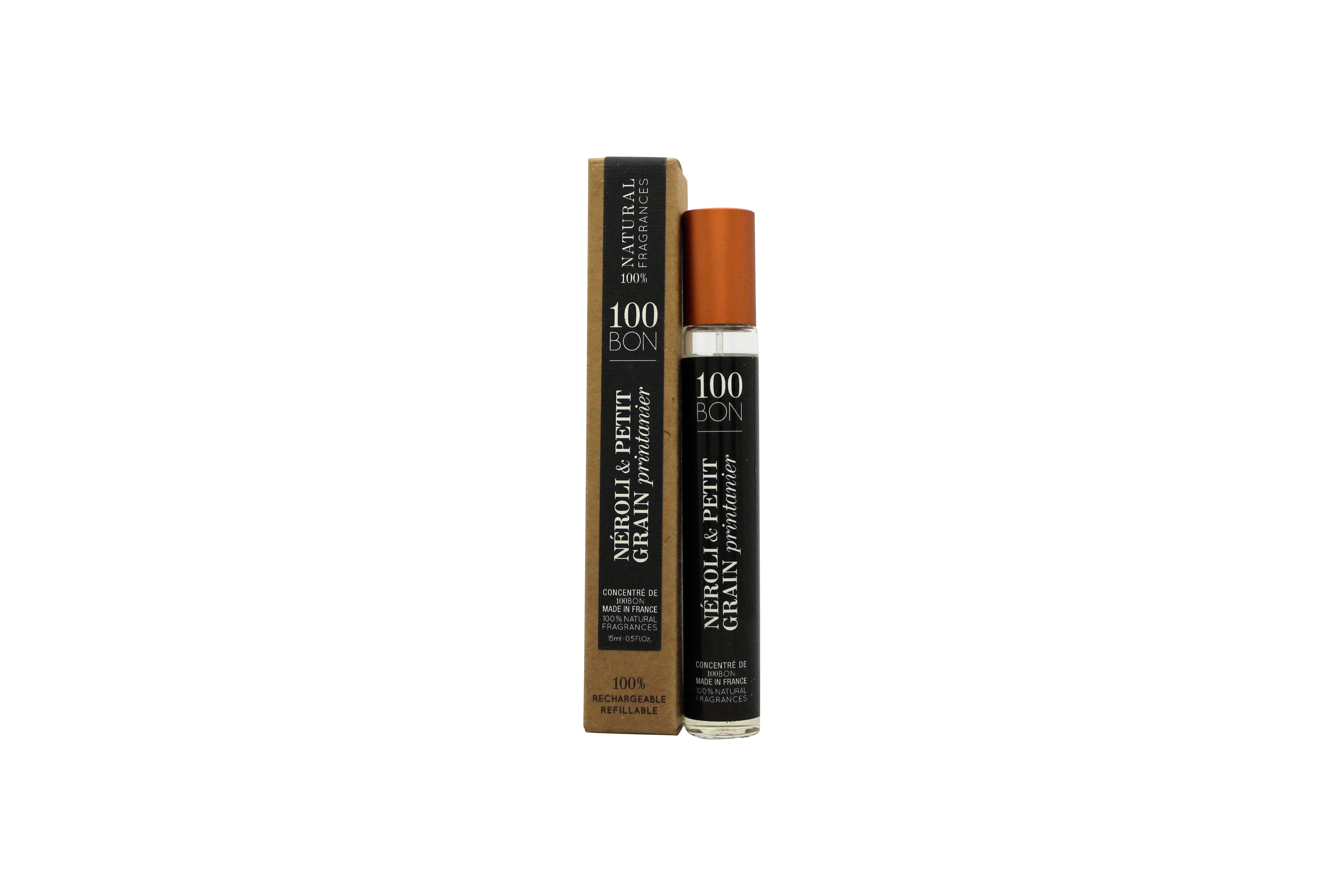 100BON Néroli & Petit Grain Printanier Hervulbare Eau de Parfum Concetrate 15ml Spray