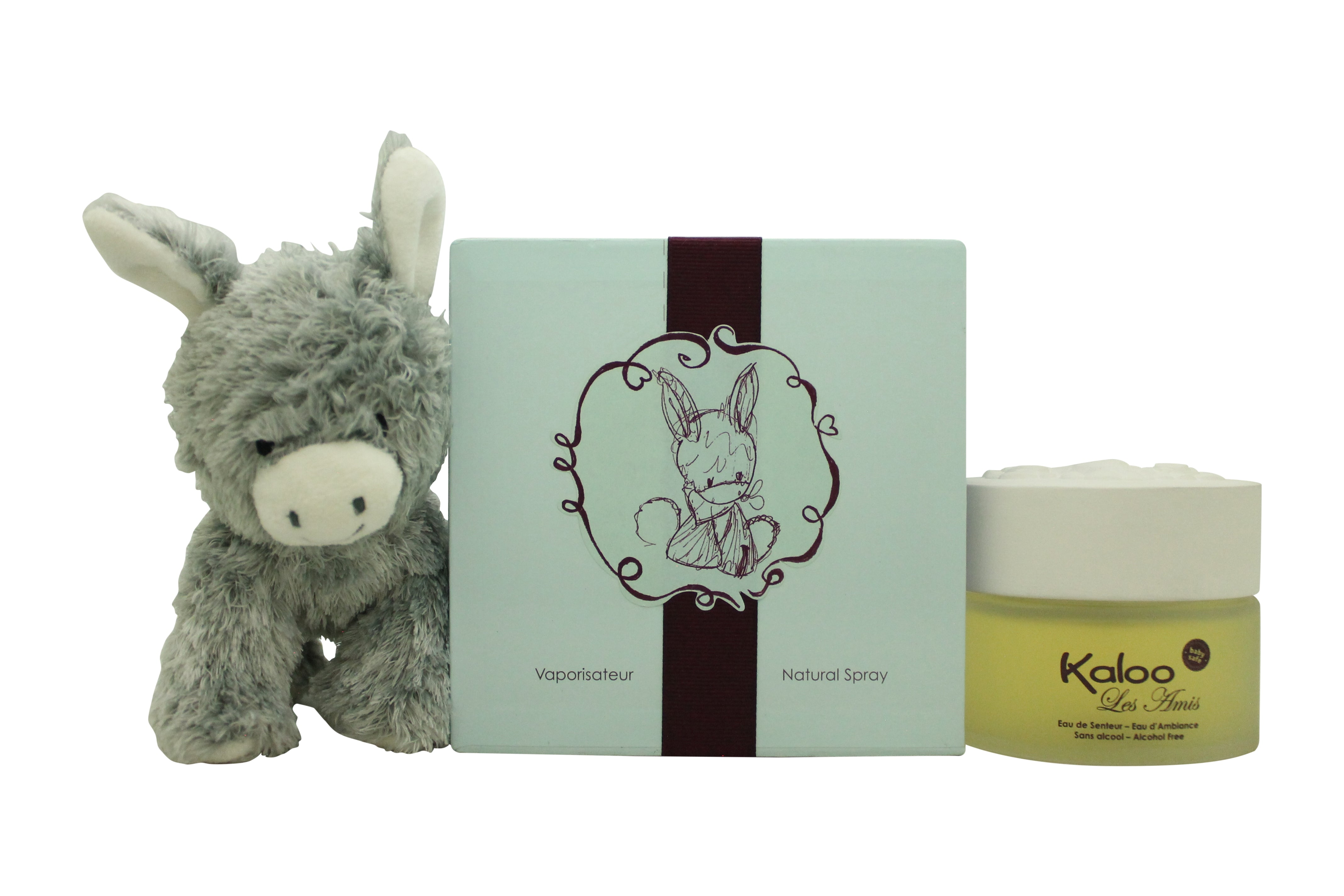 Kaloo Les Amis Geschenkset 100 ml Parfümiertes Wasser + Esel Plüschtier
