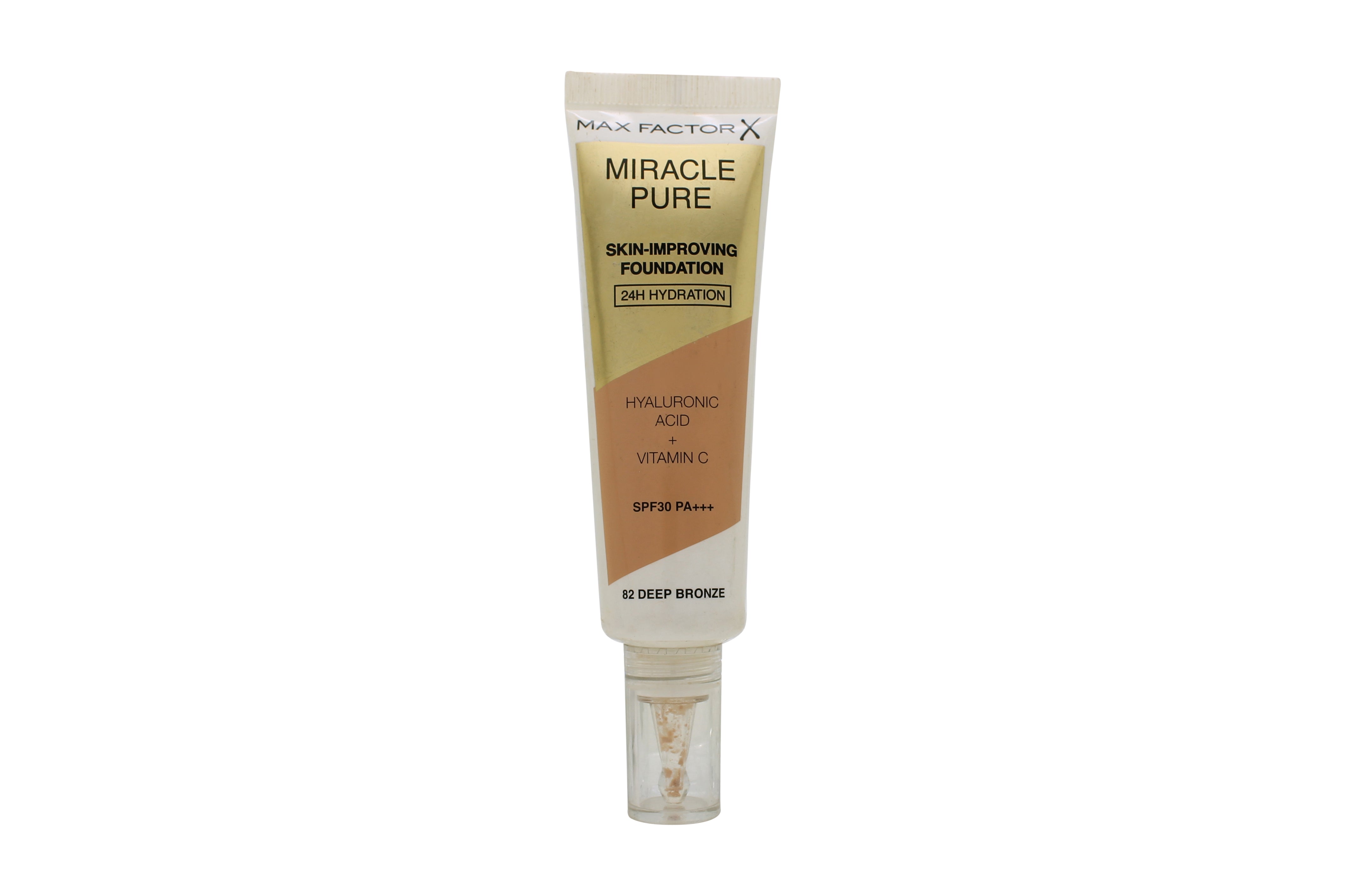 Max Factor Miracle Pure Skin-Improving Foundation SPF30 30ml - 82 Deep Bronze