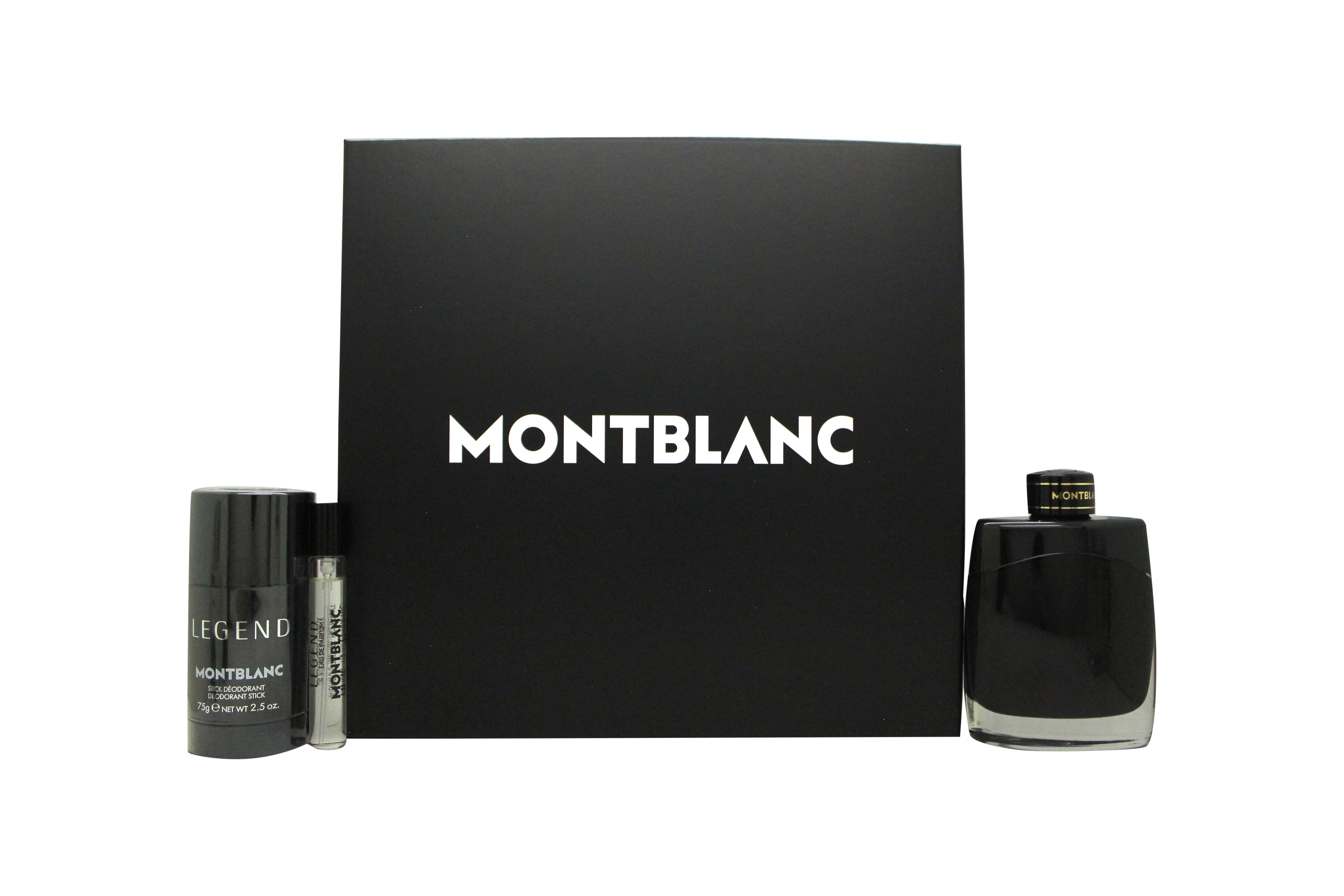 Mont Blanc Legend Eau de Parfum Geschenkset 100 ml EDP + 75 g Deodorant Stick + 7.5 ml EDP