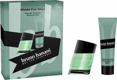 Bruno Banani Made for Men Geschenkset 75ml Deodorant Natural Spray + 50ml Douchegel