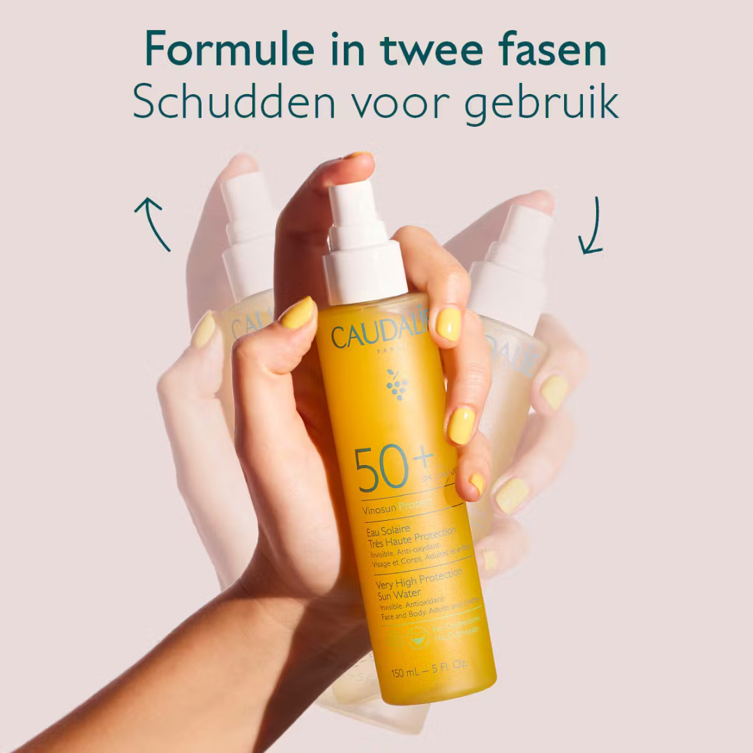 Caudalie Vinosun Protect | Zonnewater met Zeer Hoge Bescherming SPF50+ 150ml