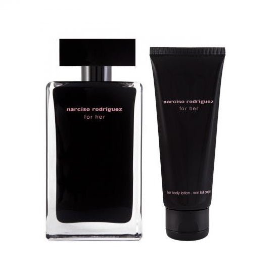 Narciso Rodriguez For Her Geschenkset 100ml EDT +  75ml Body Lotion